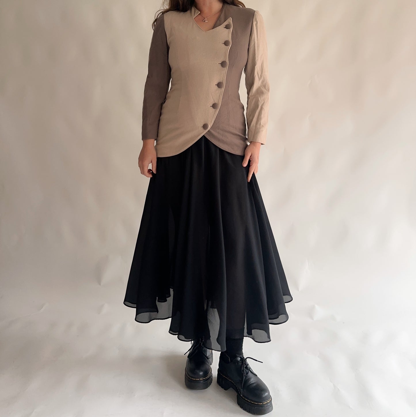 Blazer Vintage Assimétrico (M)