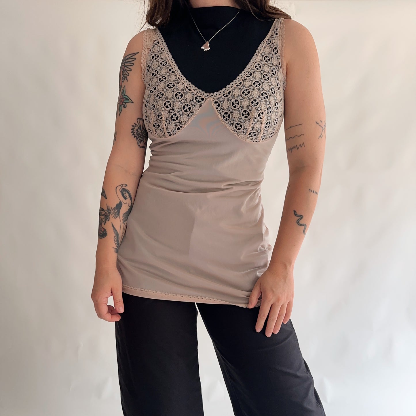 vintage slip dress (S-M)