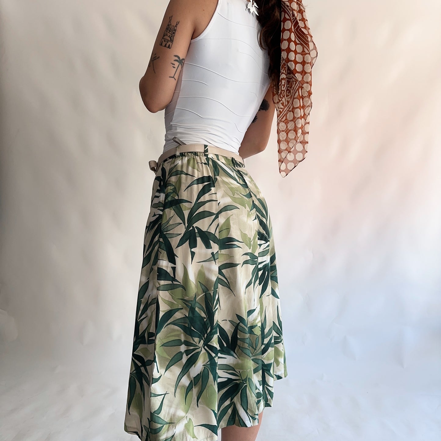 Saia Vintage midi floral (L-XL)