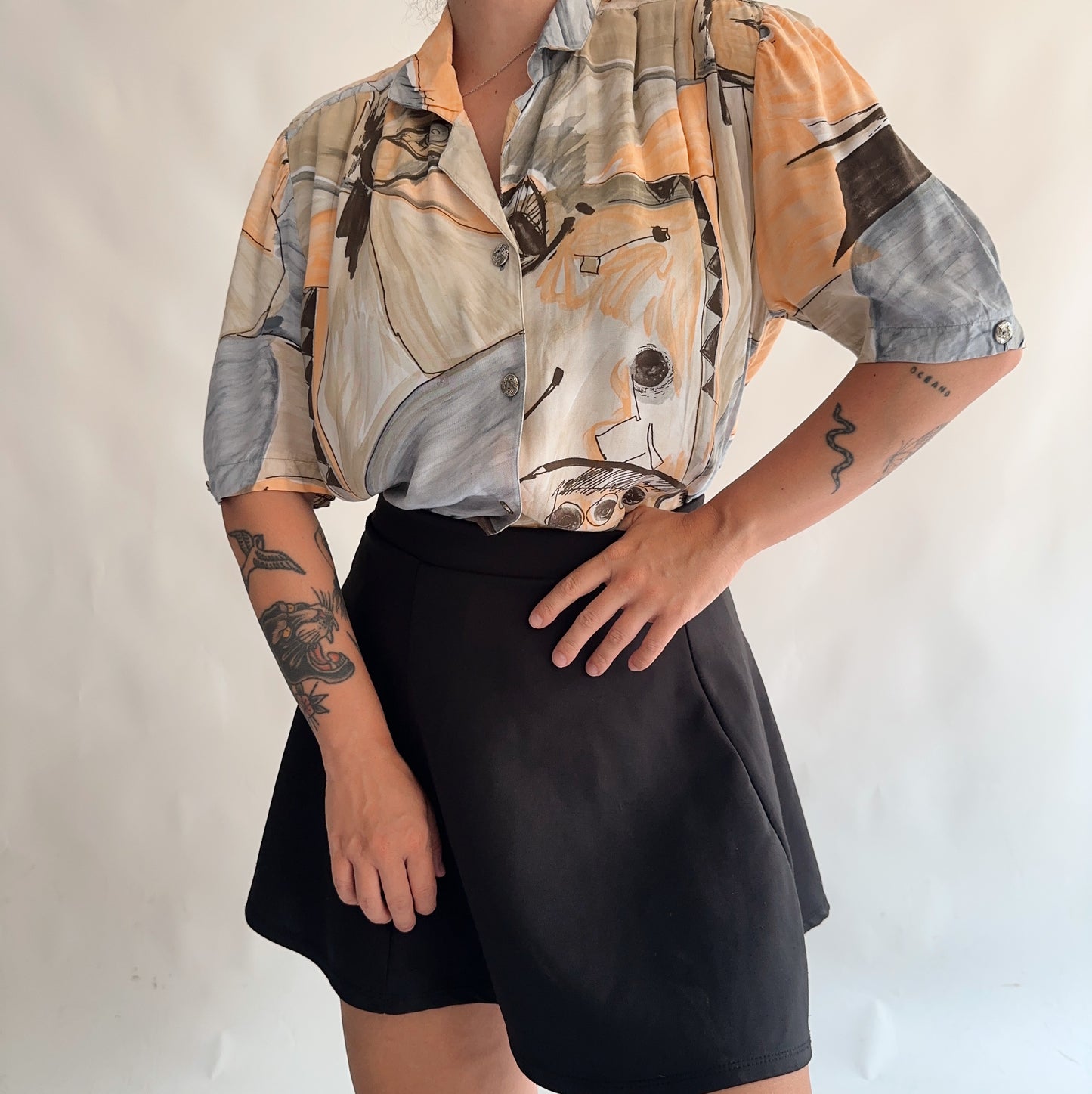 camisa vintage 90s (M-L)