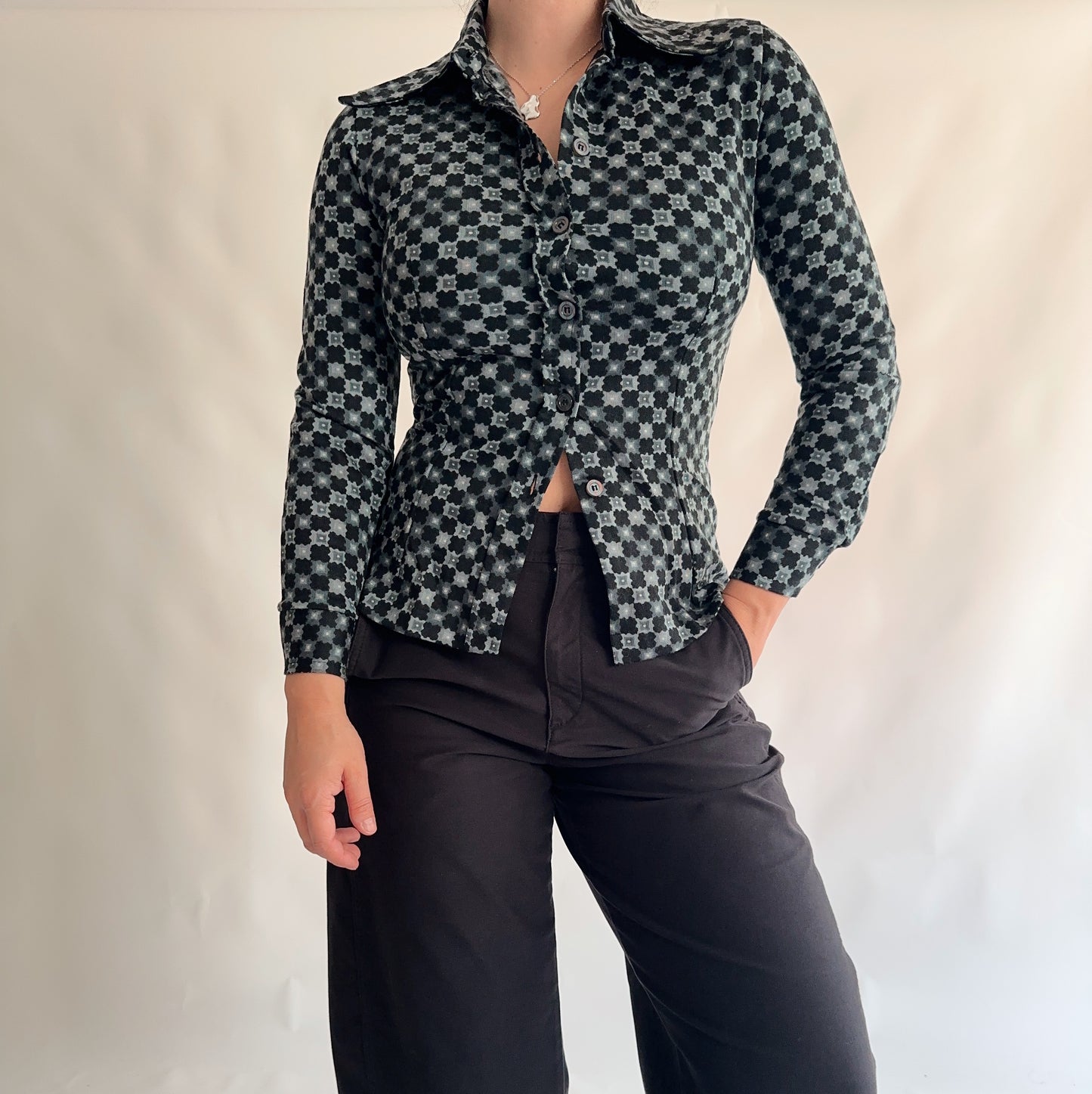 camisa vintage 70s (M)