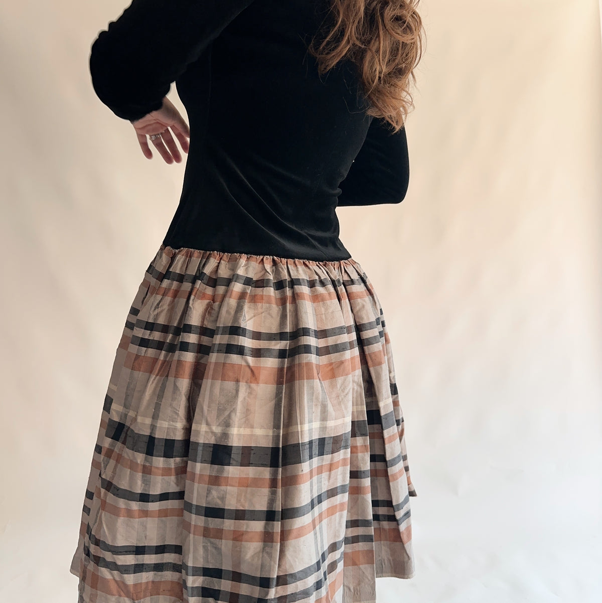 vestido vintage 80s (L)