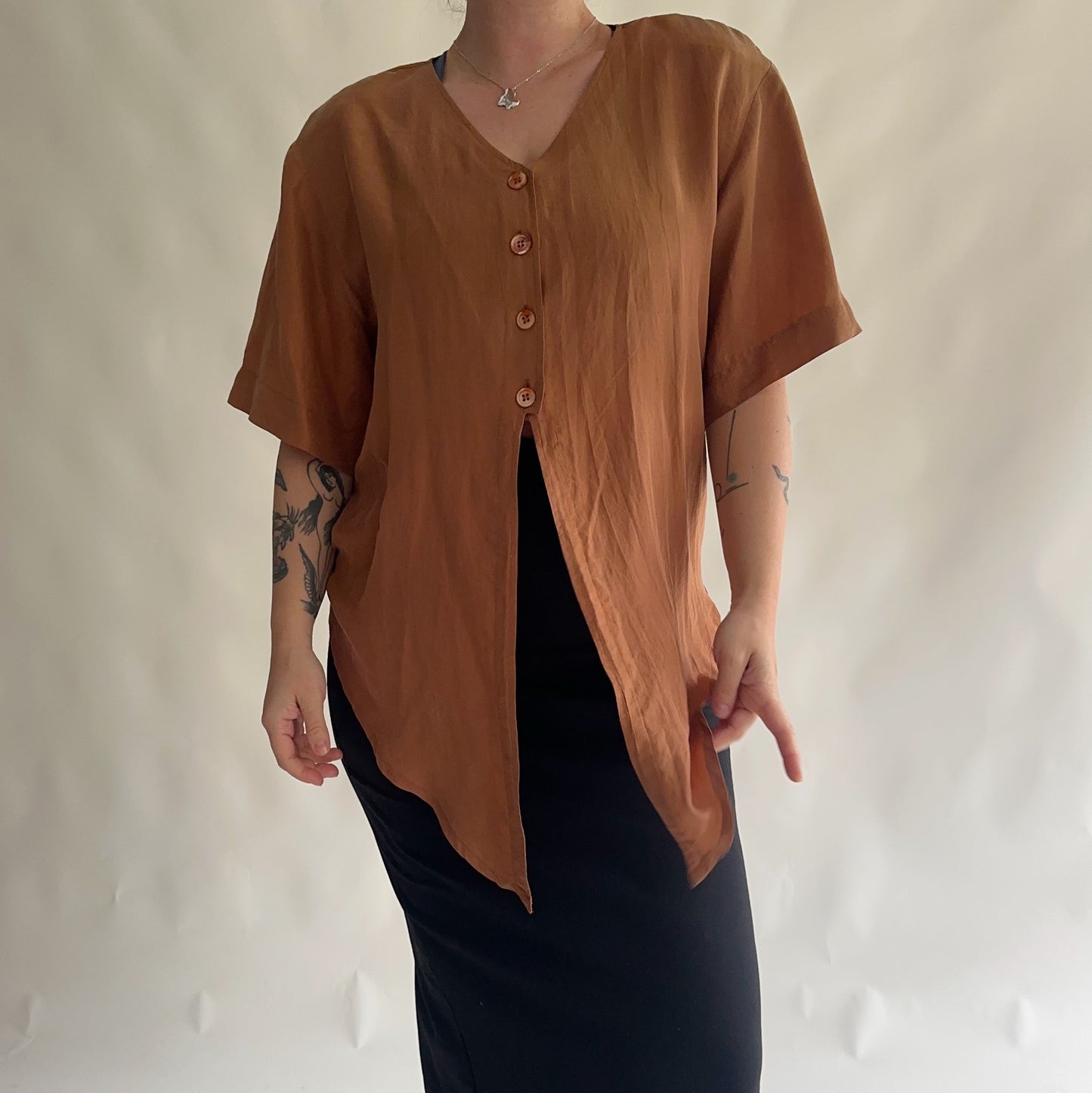 topvintage 100% seda (M)