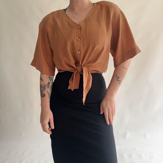 topvintage 100% seda (M)