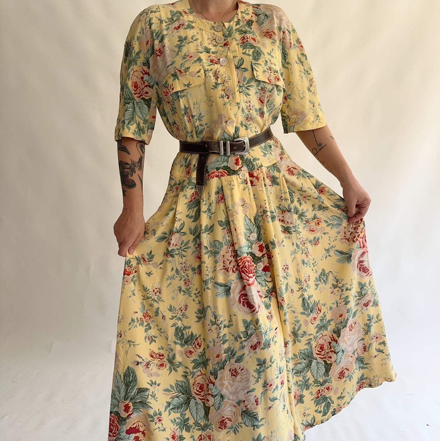 vestido vintage 90s