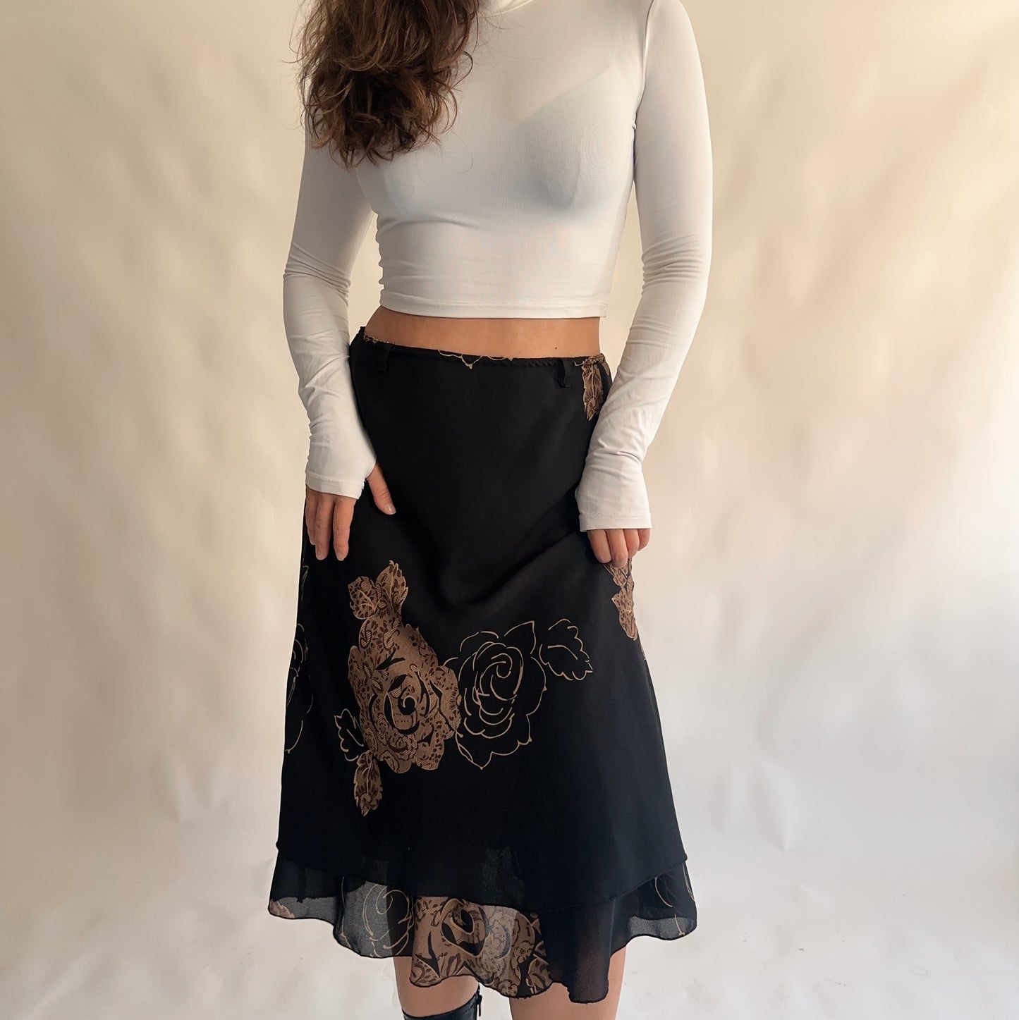 Saia Vintage Midi Mesh Floral (M-L)