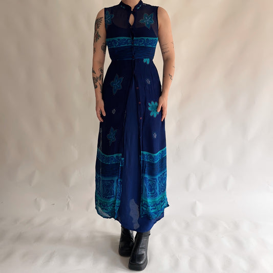 Vestido Vintage  duplo (S-M)