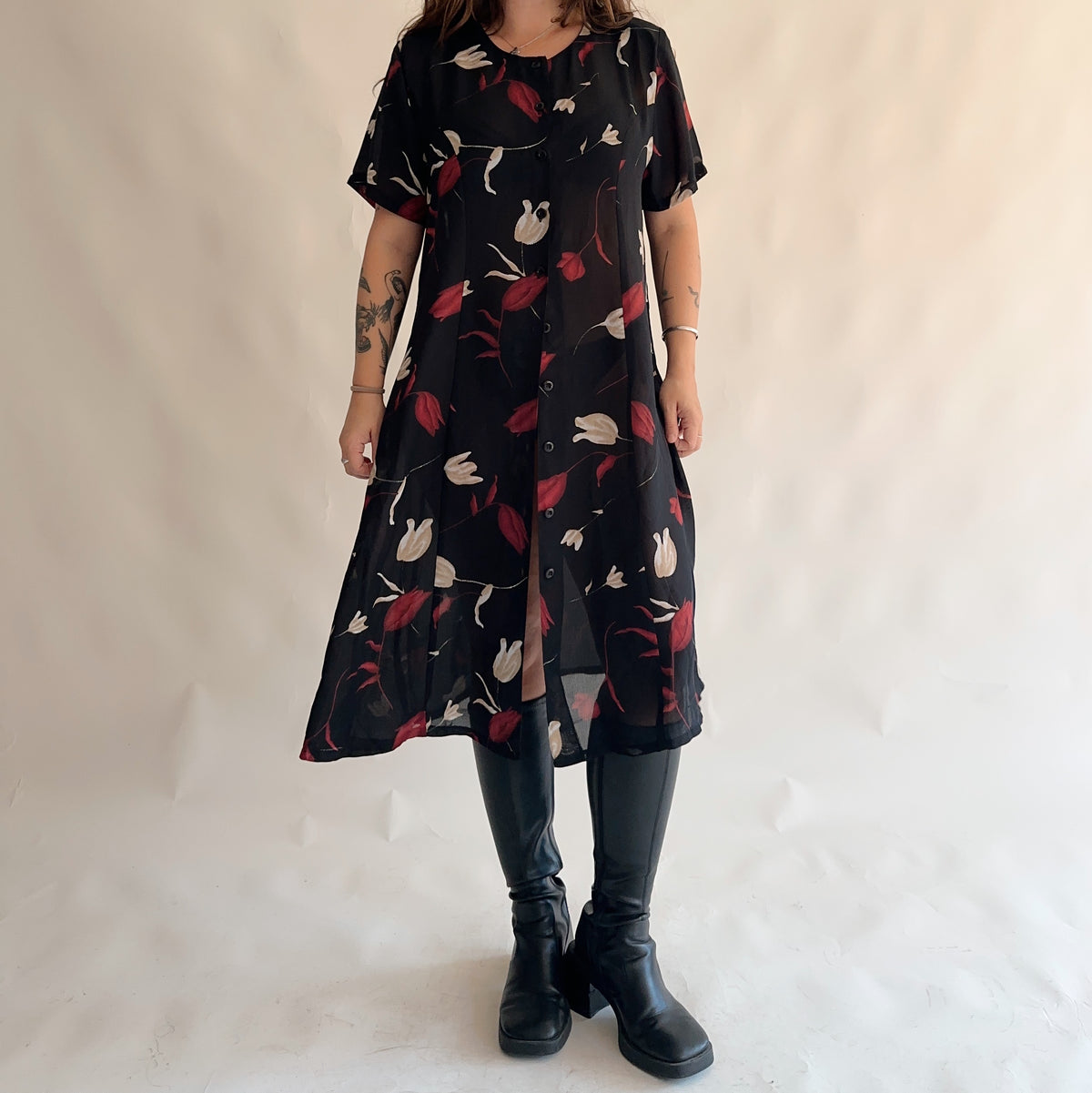 vestido vintage 90s (XL)