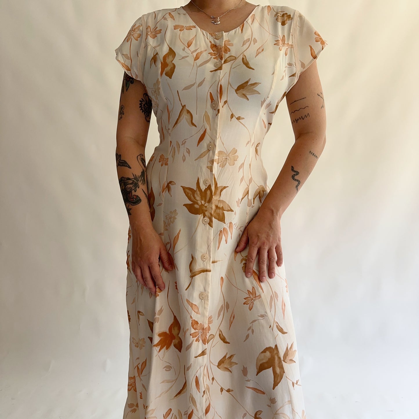 vestido vintage 90s (L)