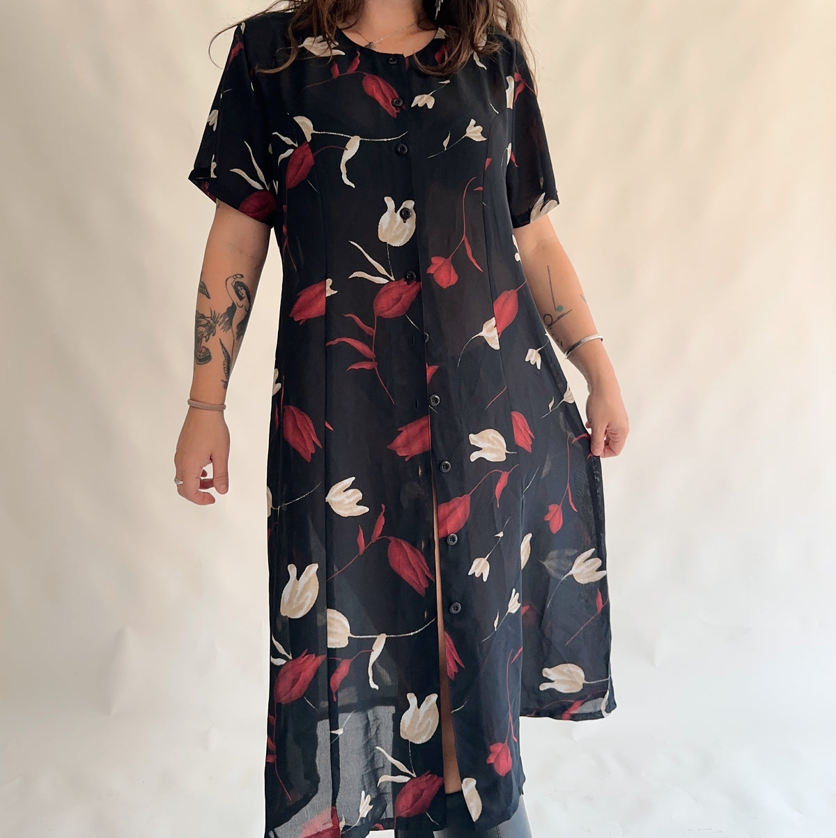 vestido vintage 90s (XL)