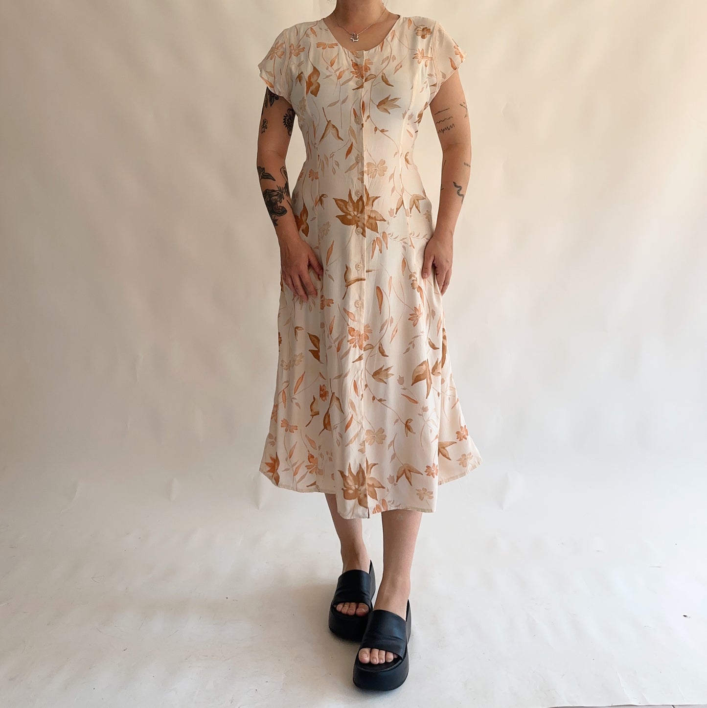 vestido vintage 90s (L)