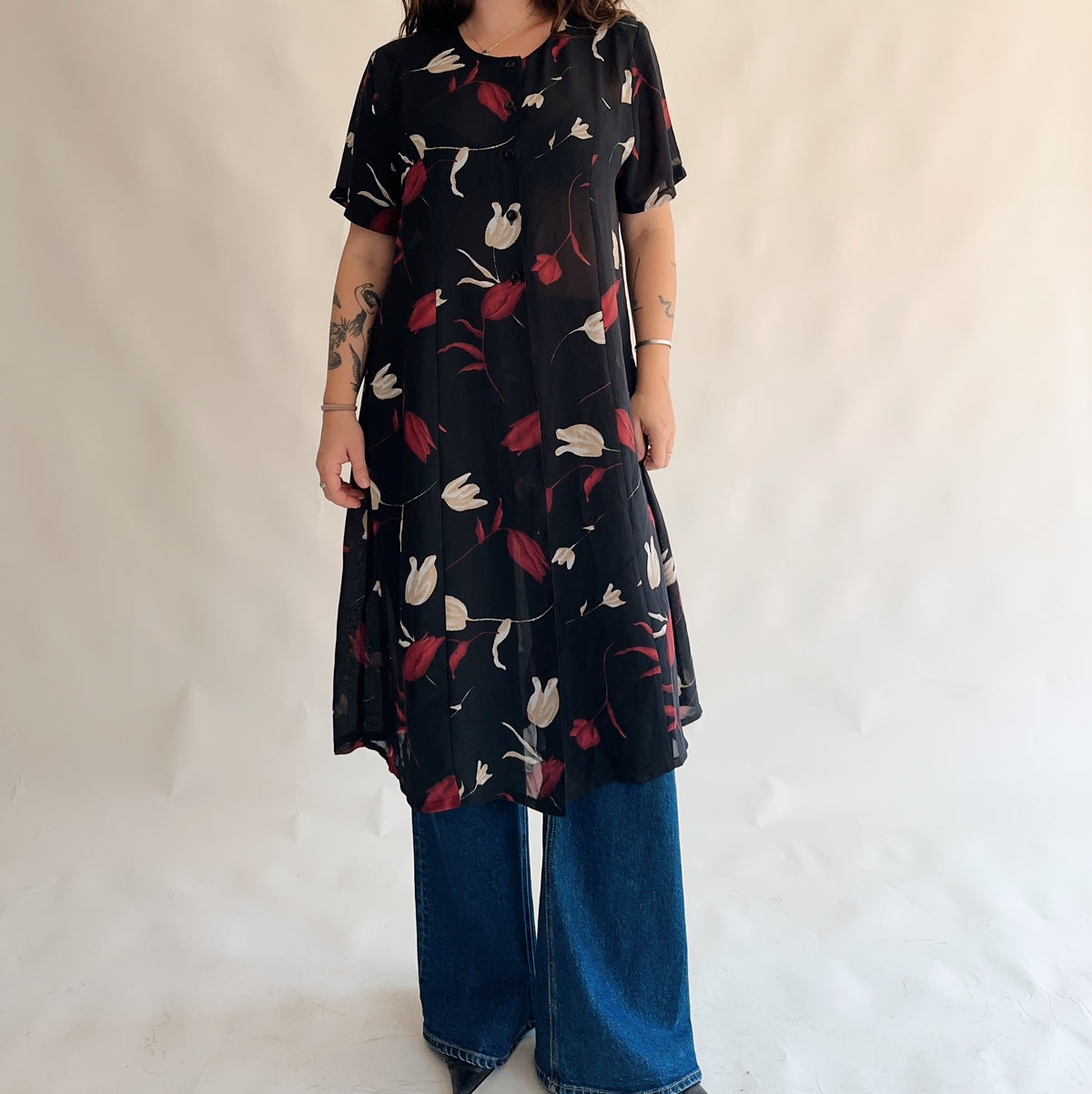 vestido vintage 90s (XL)