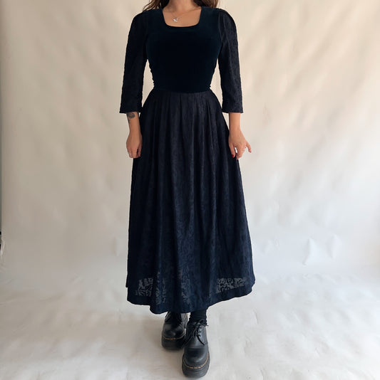 Vestido Vintage Longo (M-L)