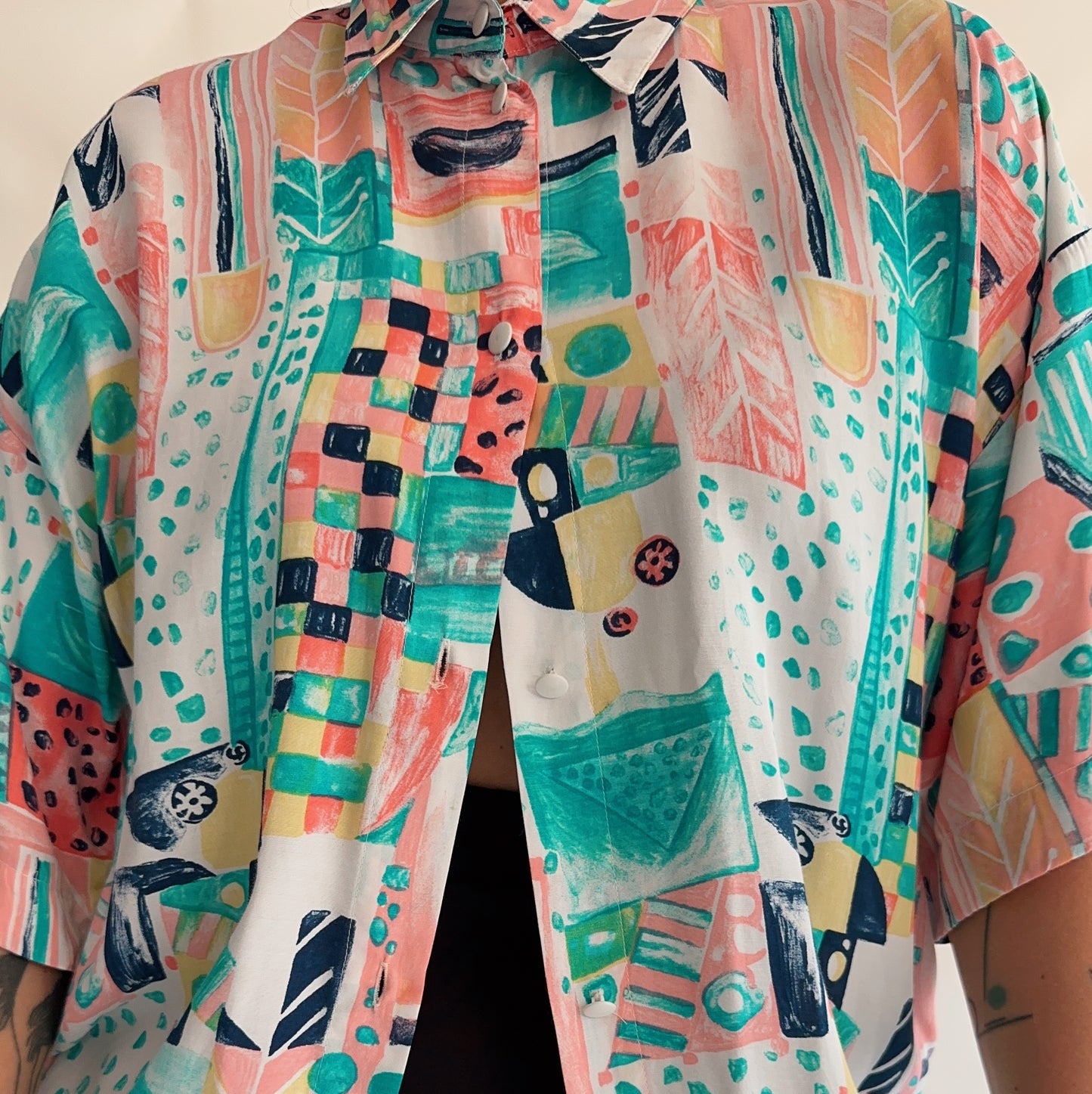 camisa vintage 90s (M-L)