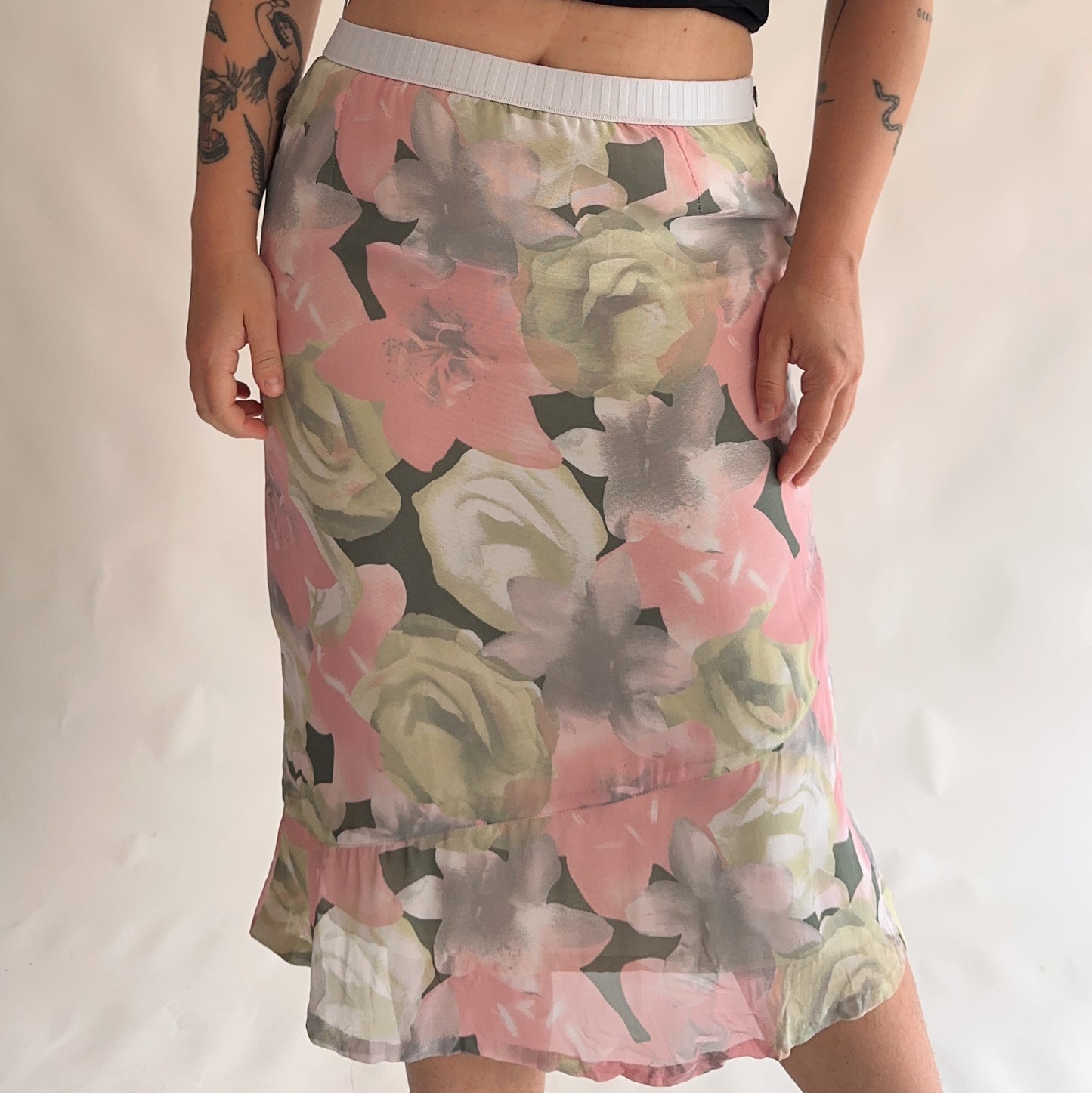 saia vintage y2k floral (M)