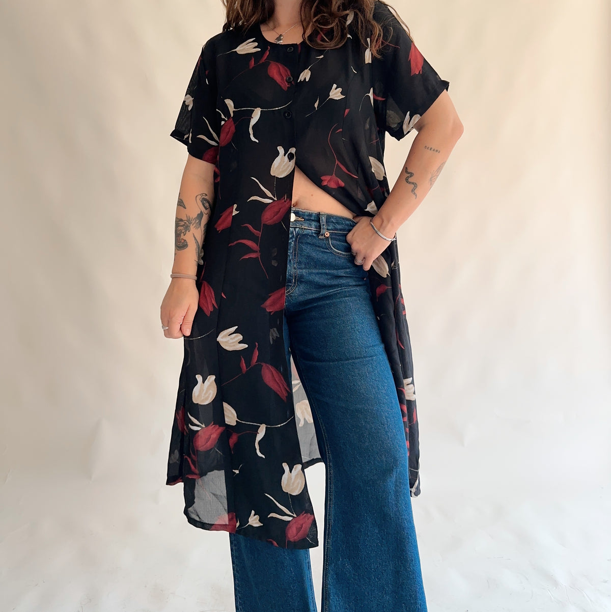 vestido vintage 90s (XL)