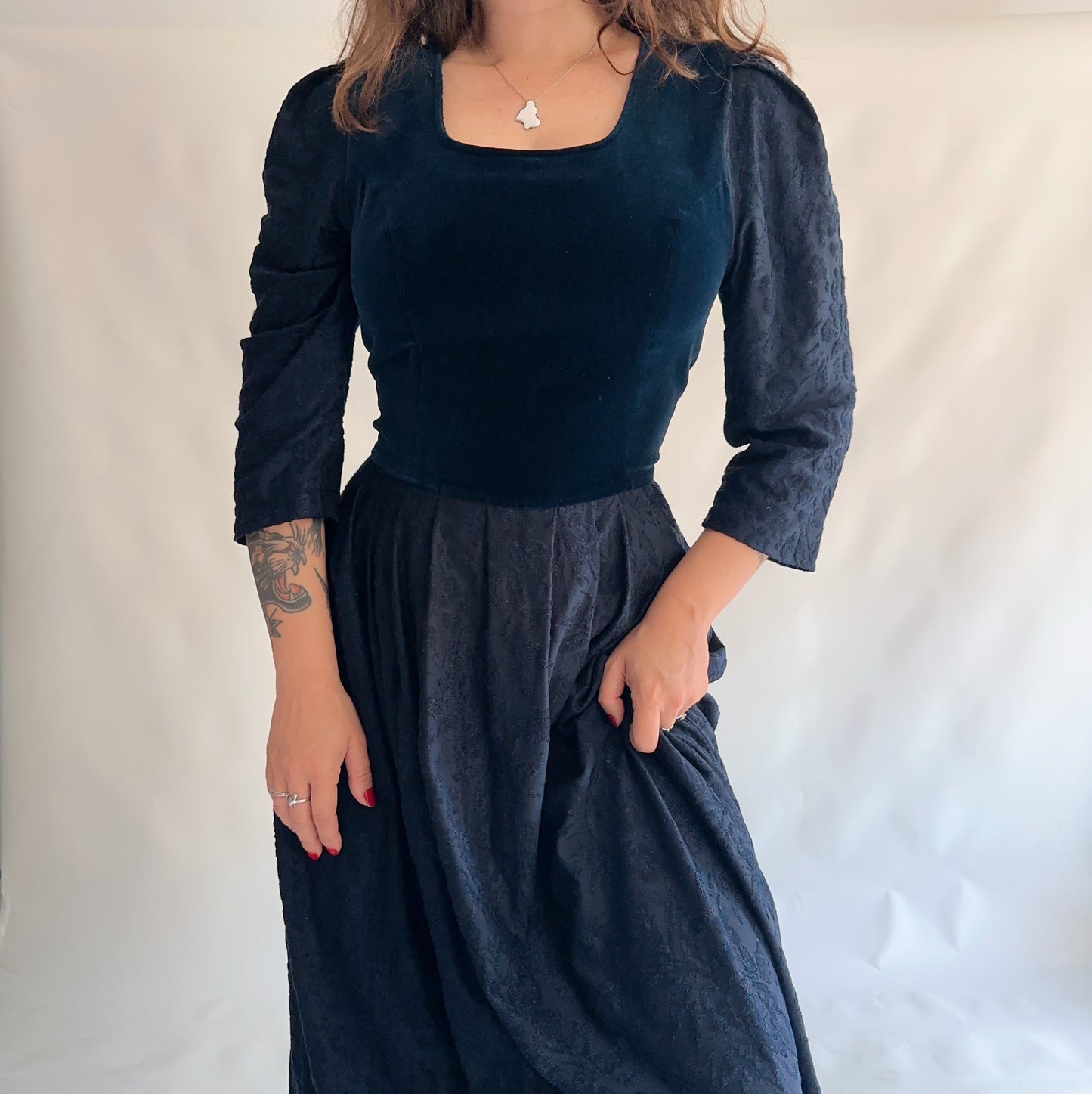 Vestido Vintage Longo (M-L)