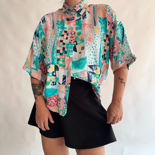 camisa vintage 90s (M-L)