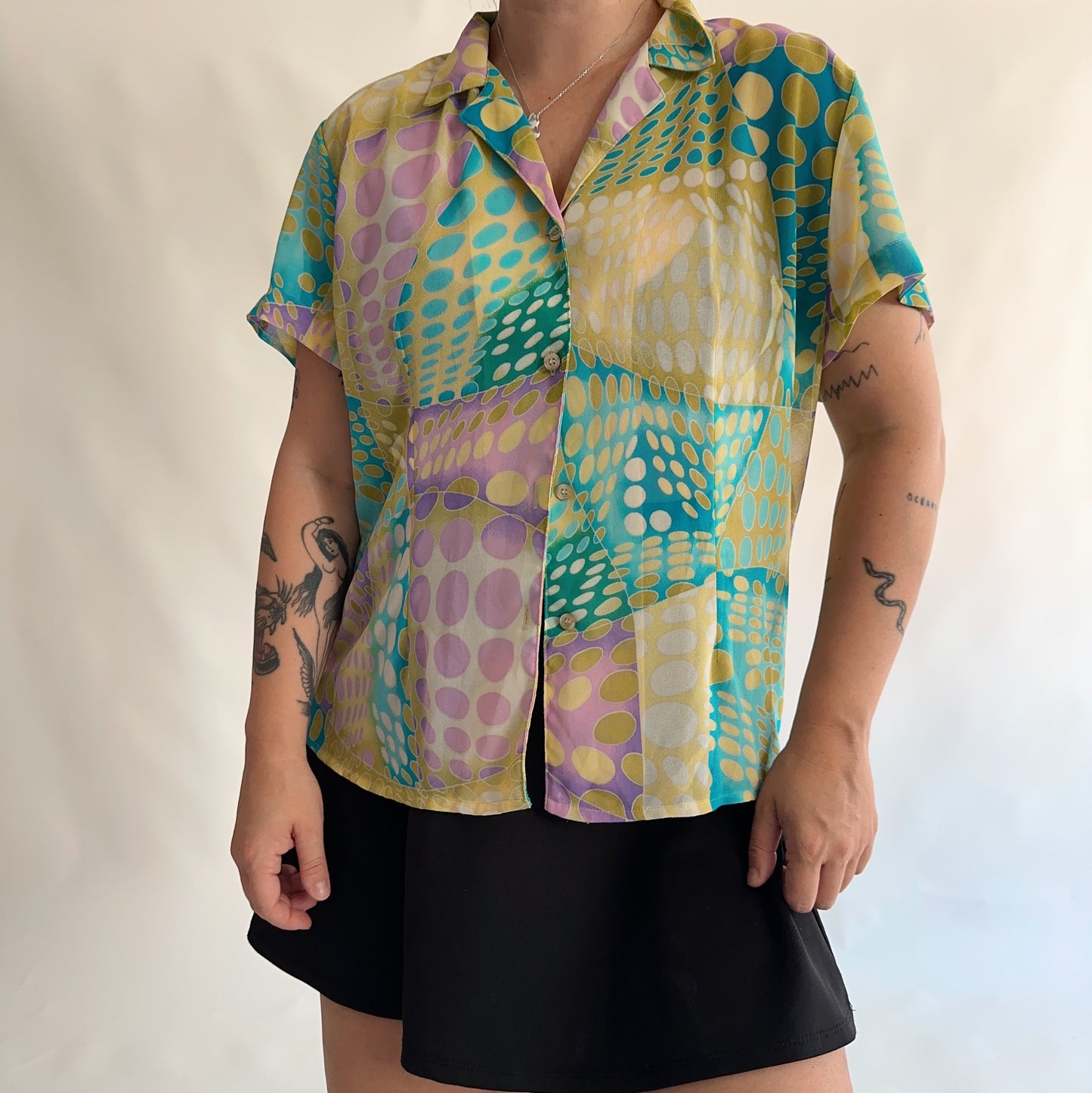 camisa vintage 90s (L)