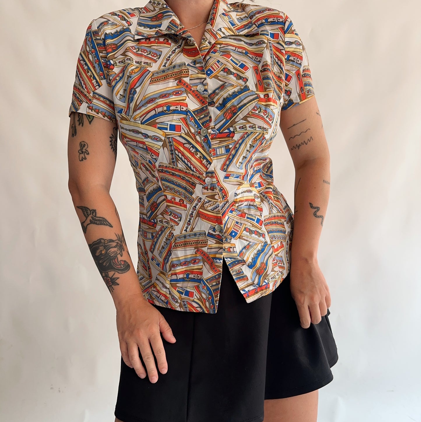 camisa vintage italiana (M)