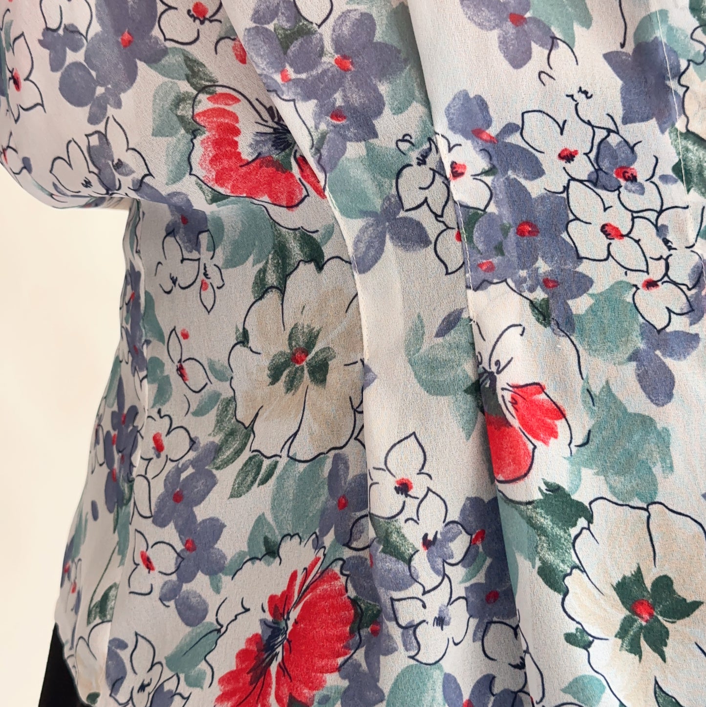 camisa vintage floral (XL)