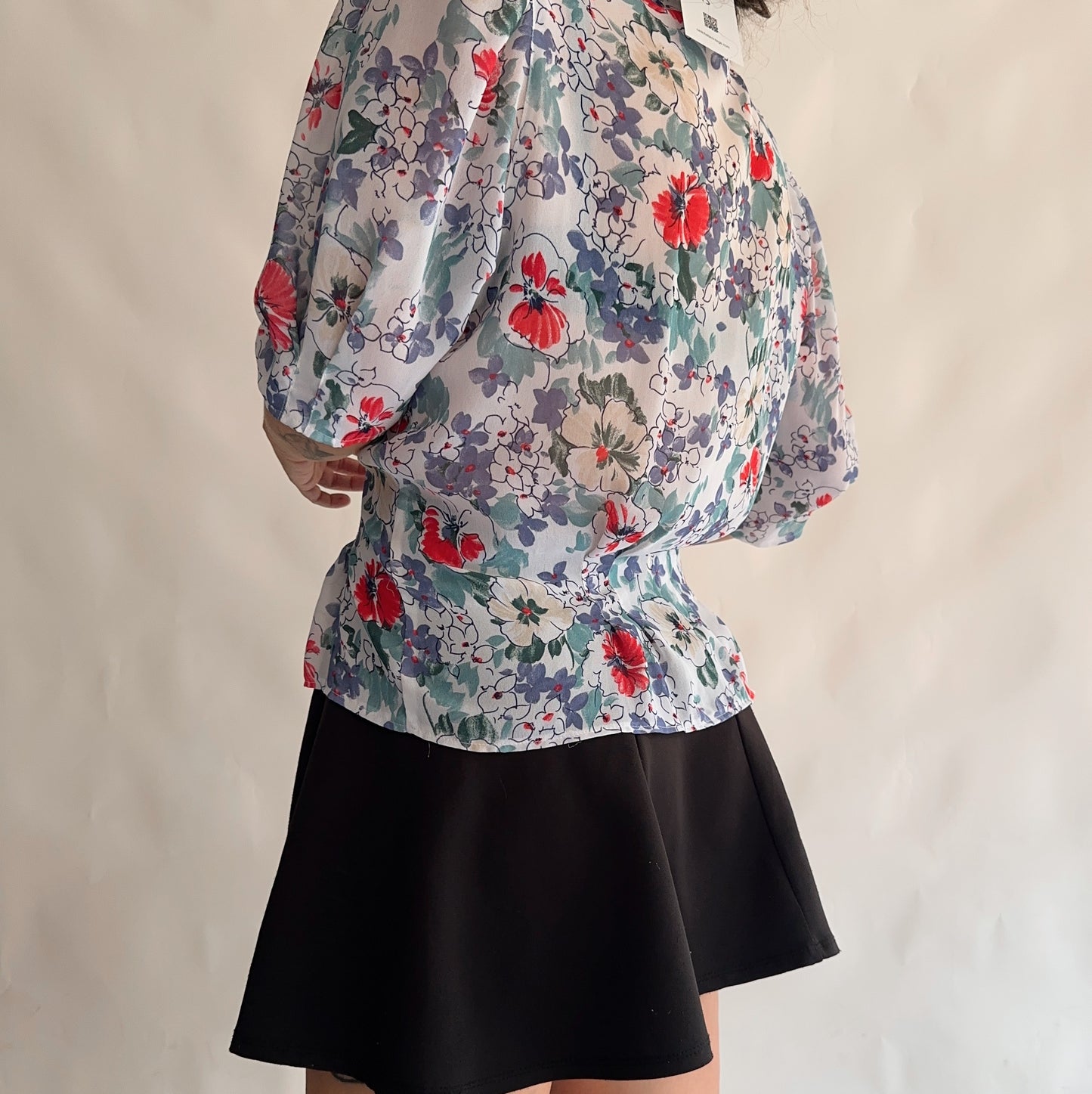 camisa vintage floral (XL)