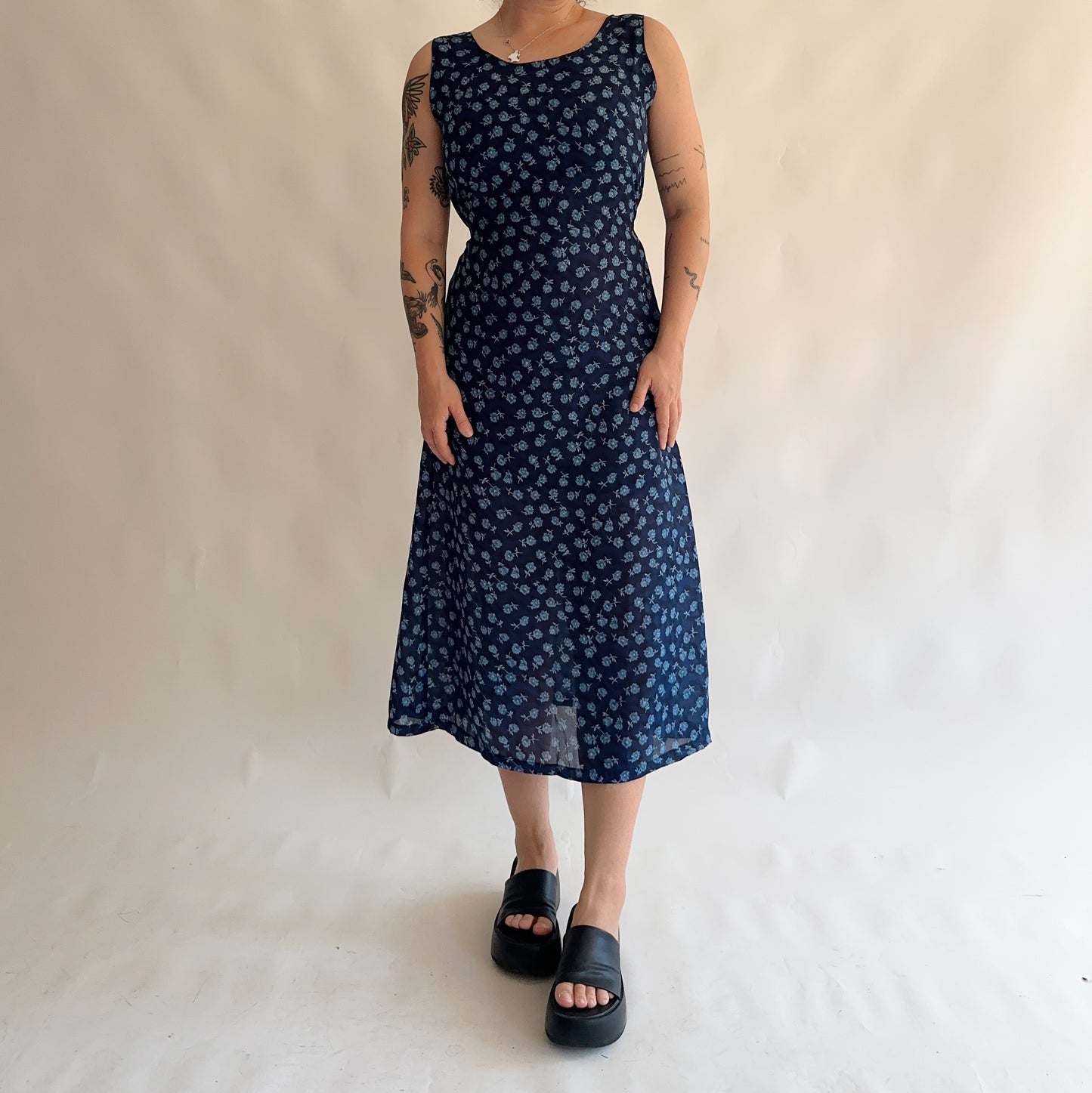 vestido vintage 90s (M-L)