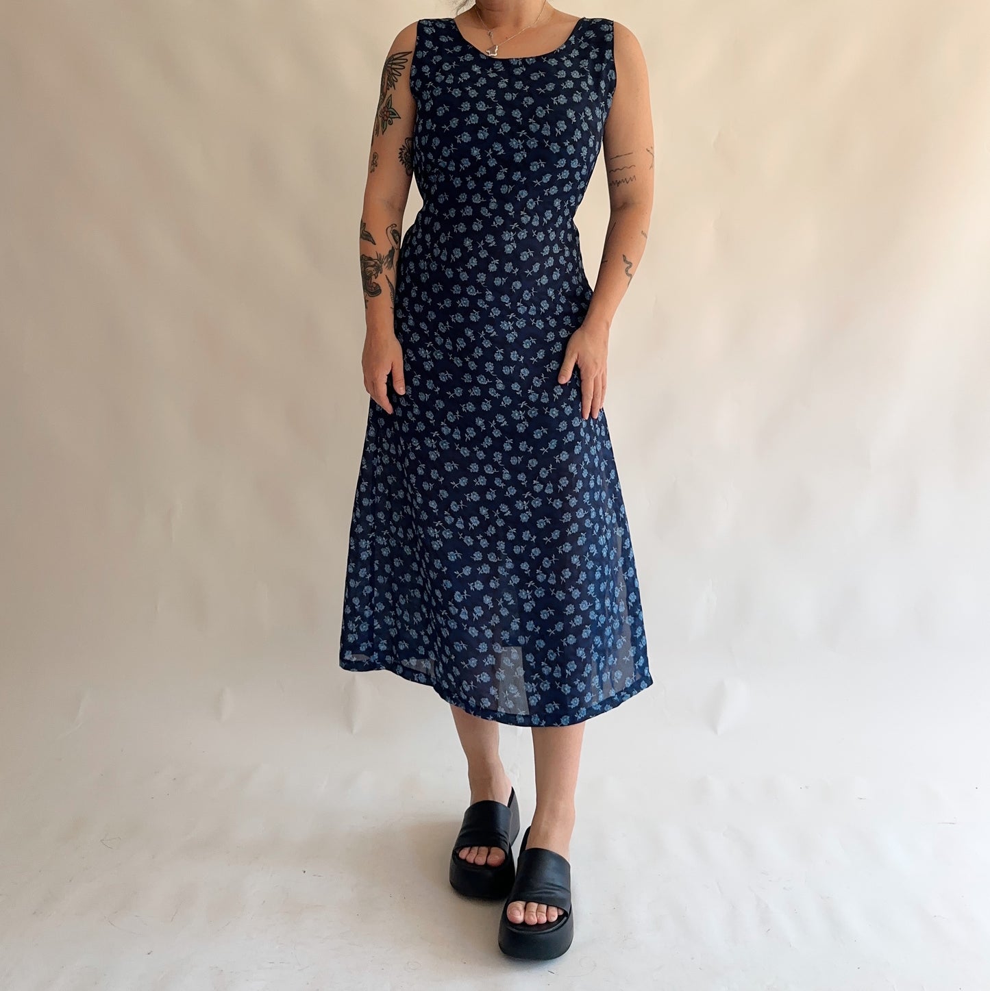 vestido vintage 90s (M-L)