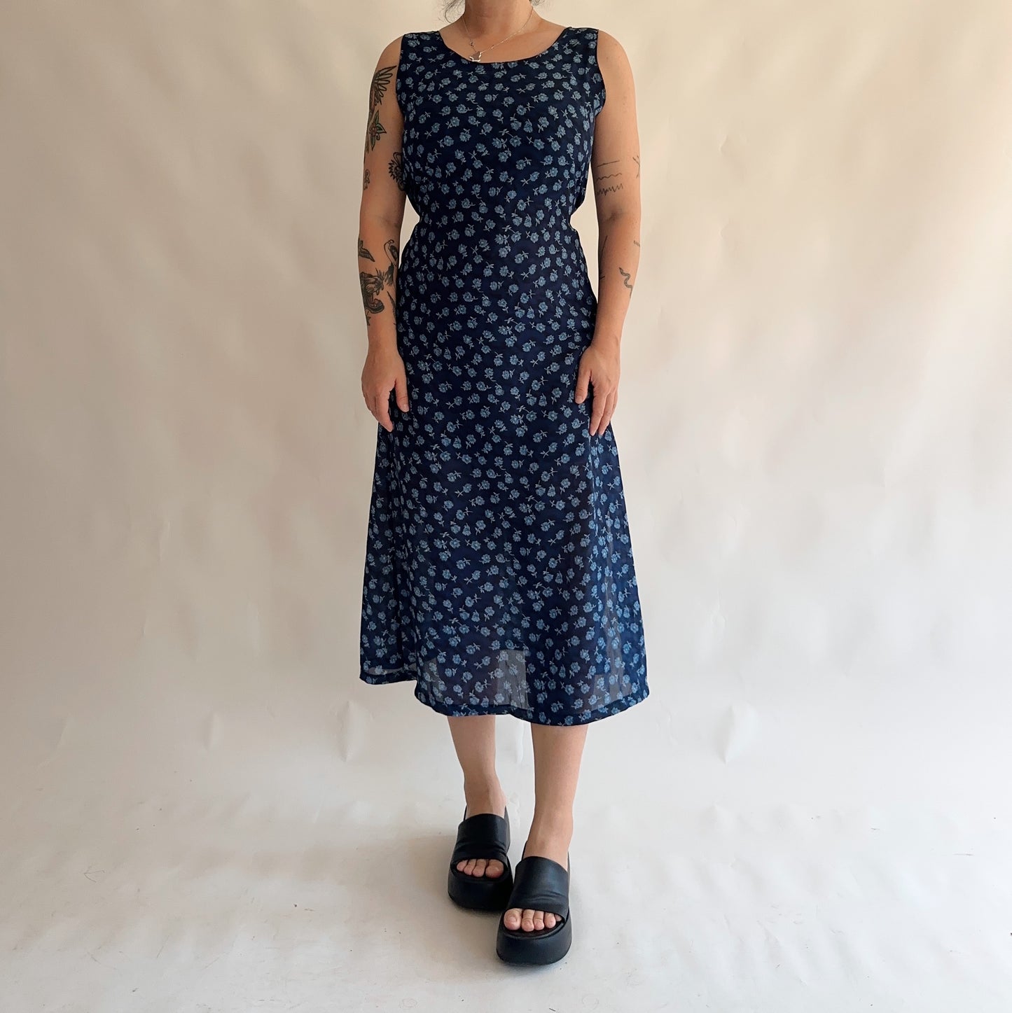 vestido vintage 90s (M-L)