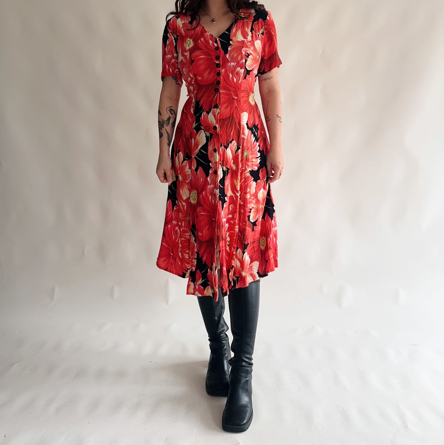 vestido vintage 90s (L-XL)