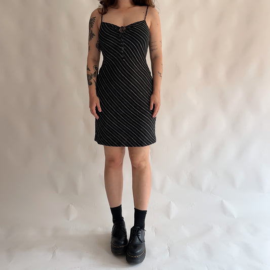 Vestido Vintage 100% Linho (S-M)