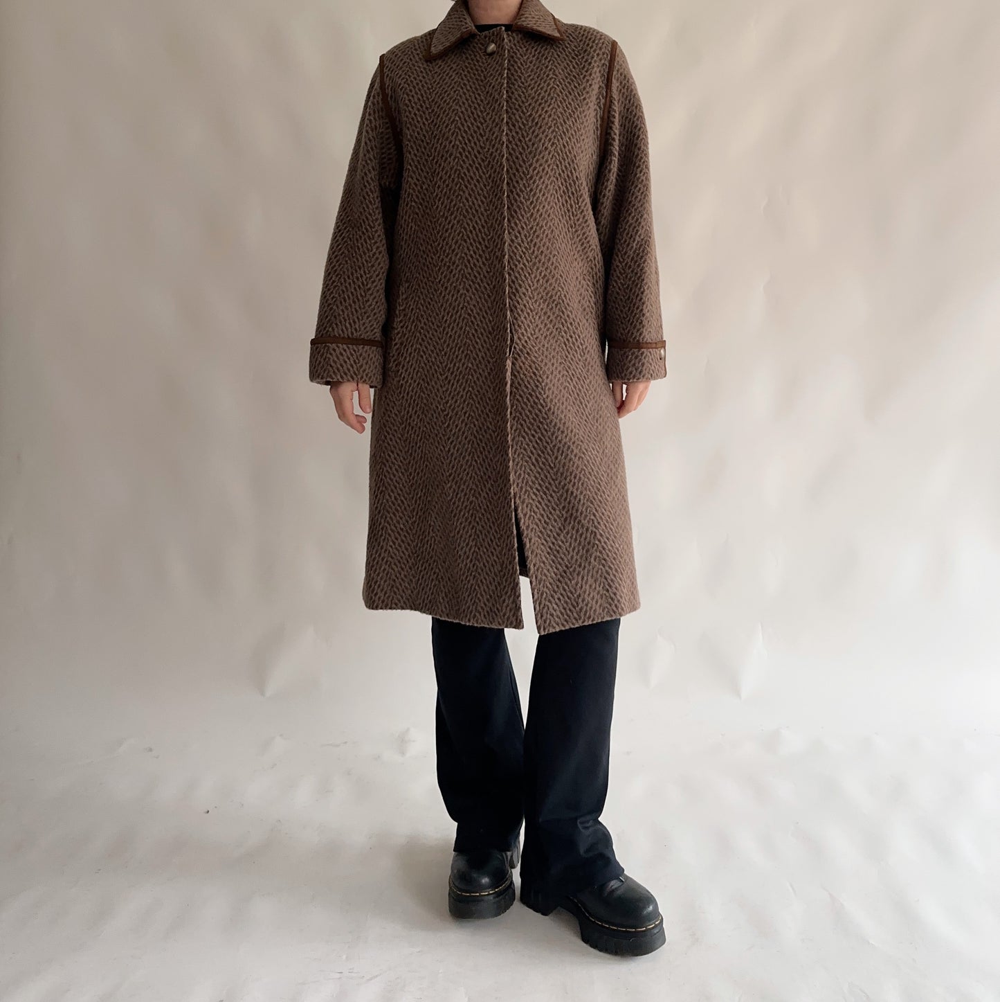 Sobretudo Vintage de Lã (M)