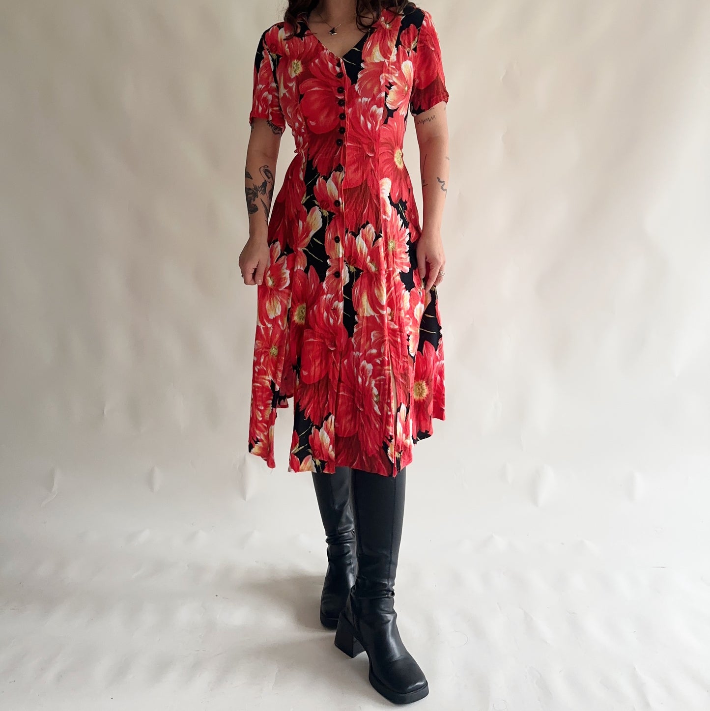 vestido vintage 90s (L-XL)