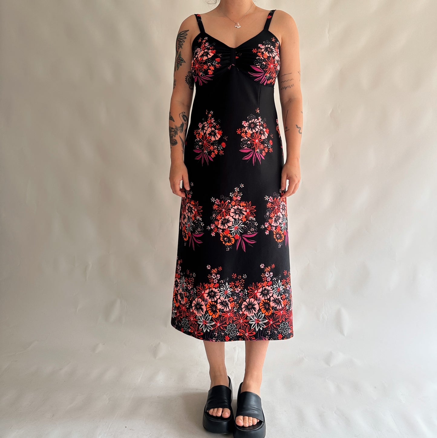 vestido vintgae 70s (L)