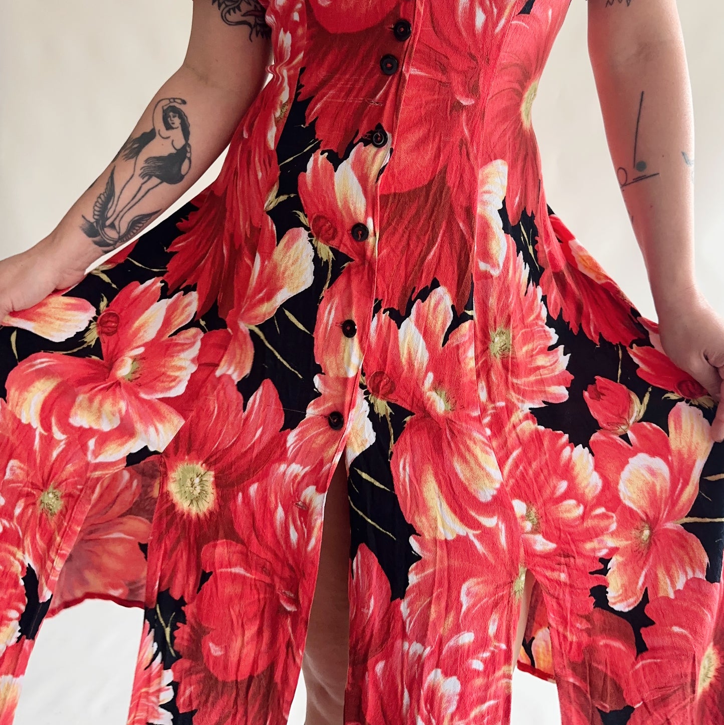 vestido vintage 90s (L-XL)