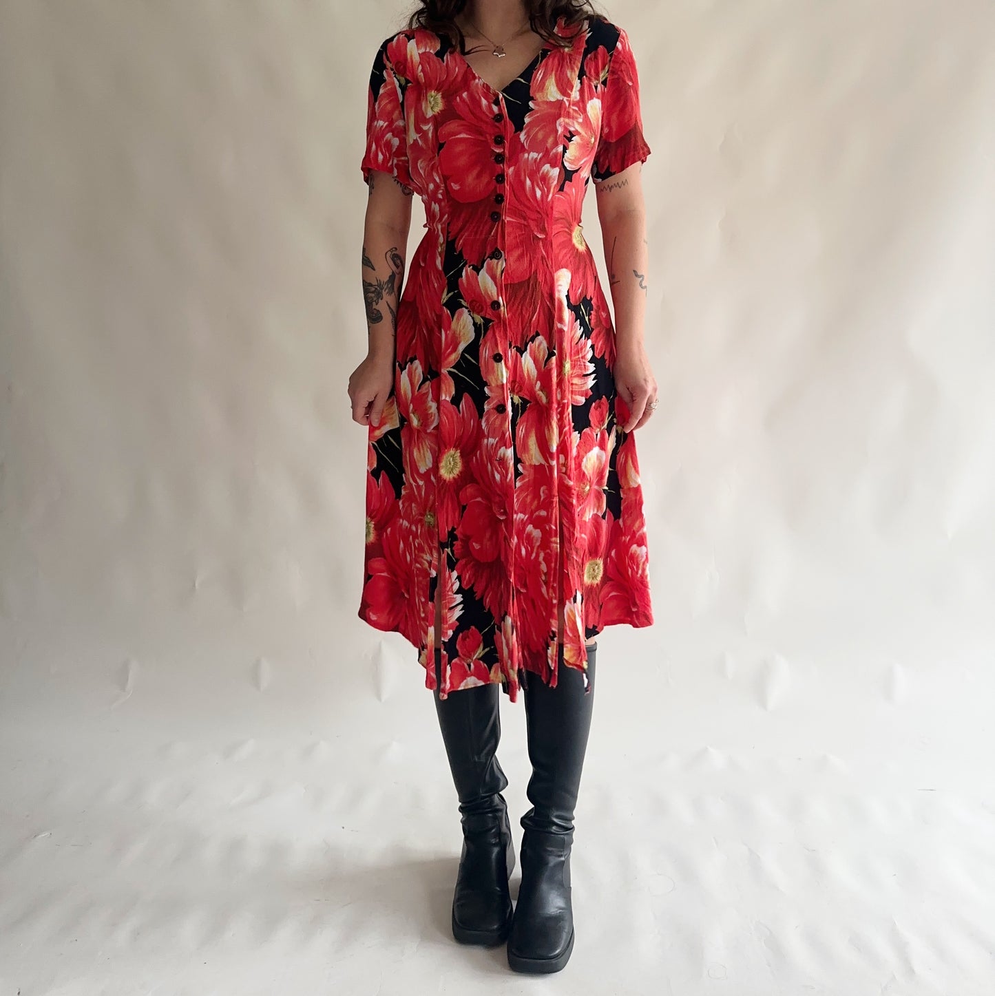 vestido vintage 90s (L-XL)