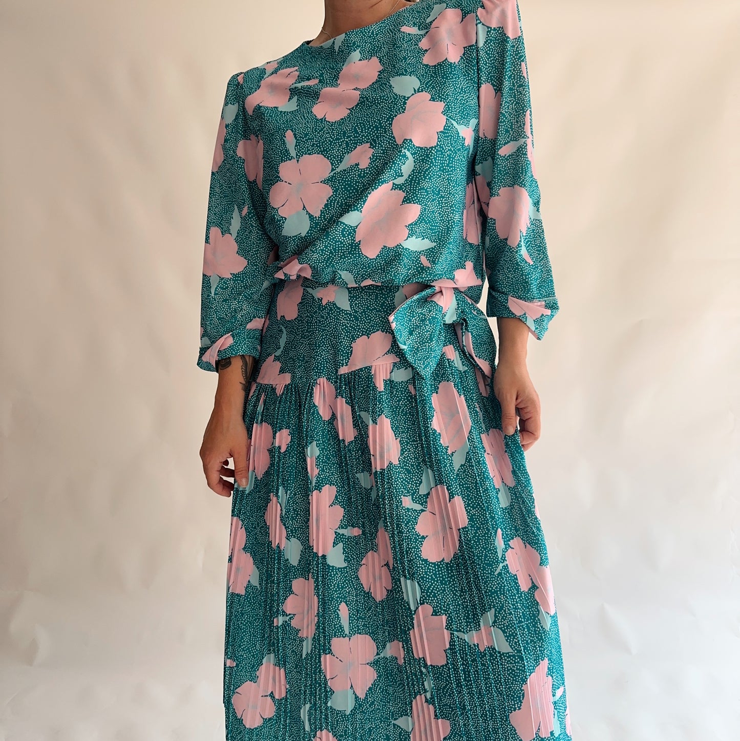 80s Vintage Dress (L)