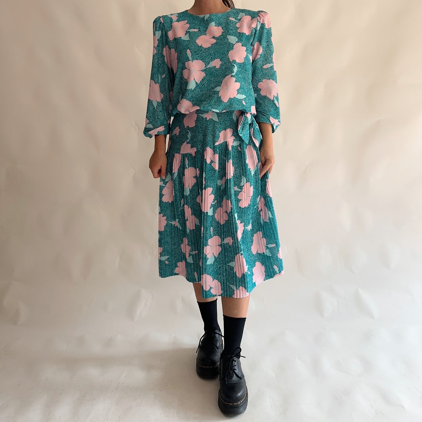 80s Vintage Dress (L)