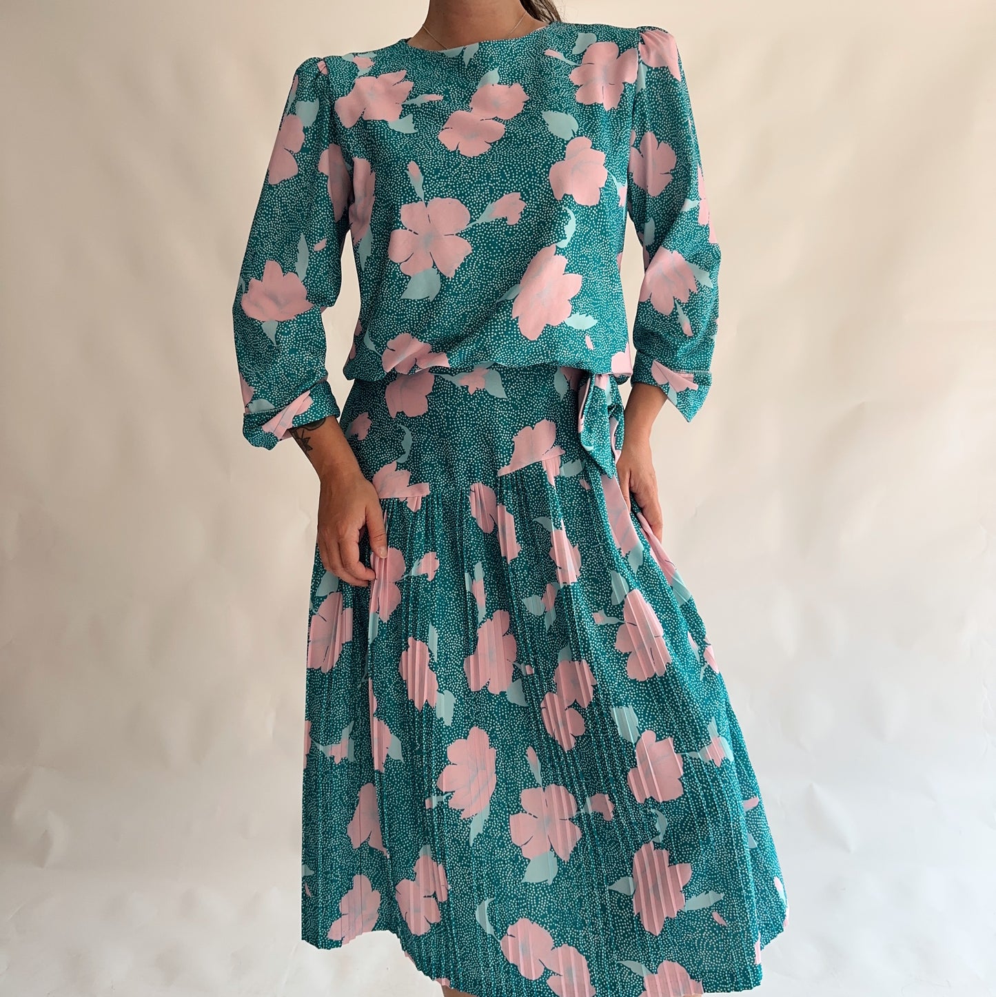 80s Vintage Dress (L)