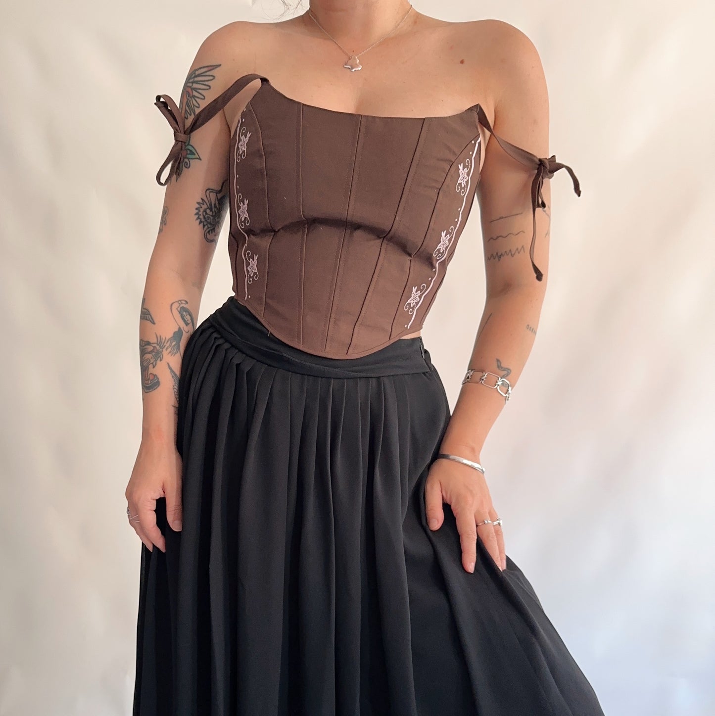 upcycling corset  (S-M)