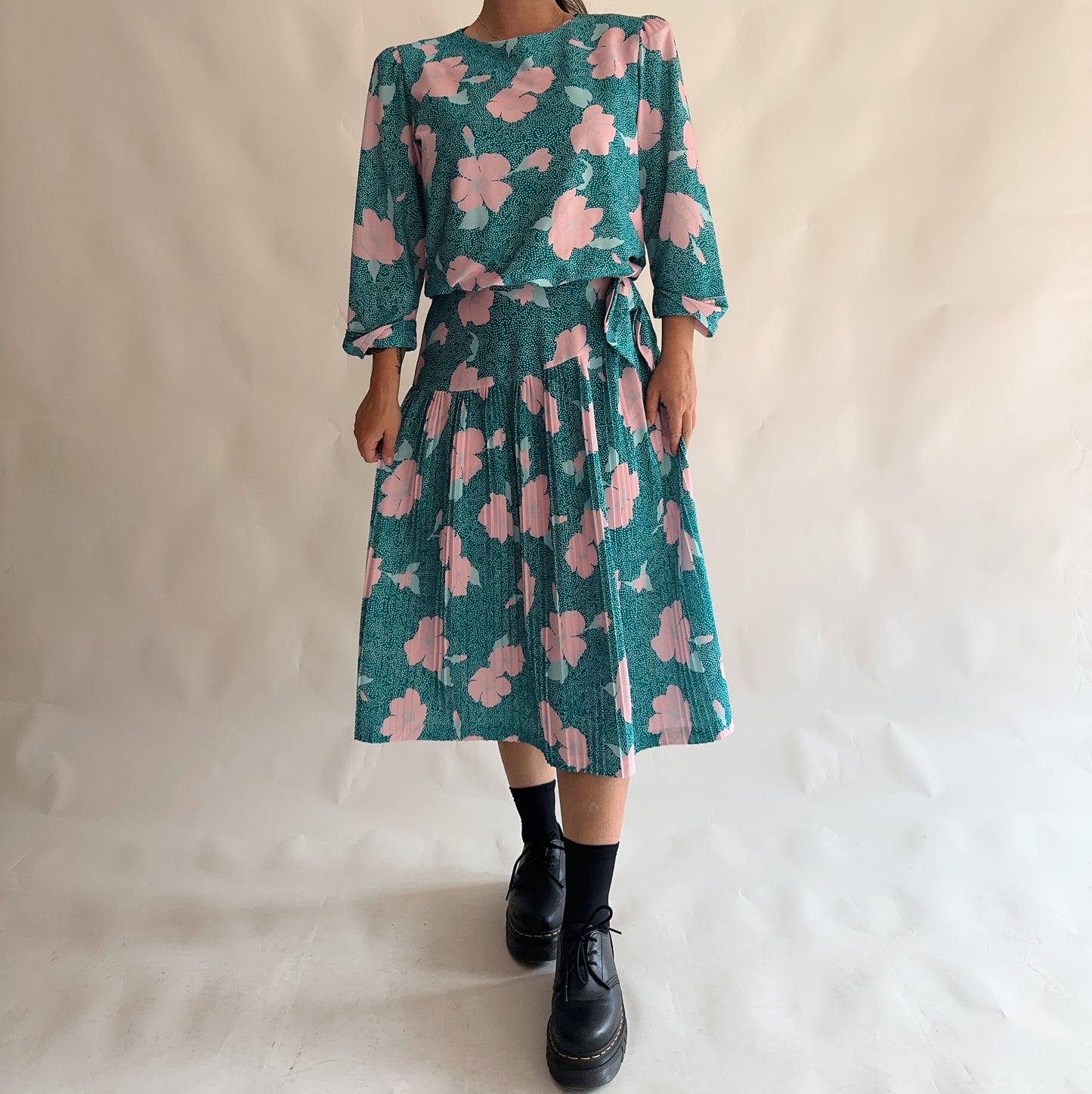 80s Vintage Dress (L)