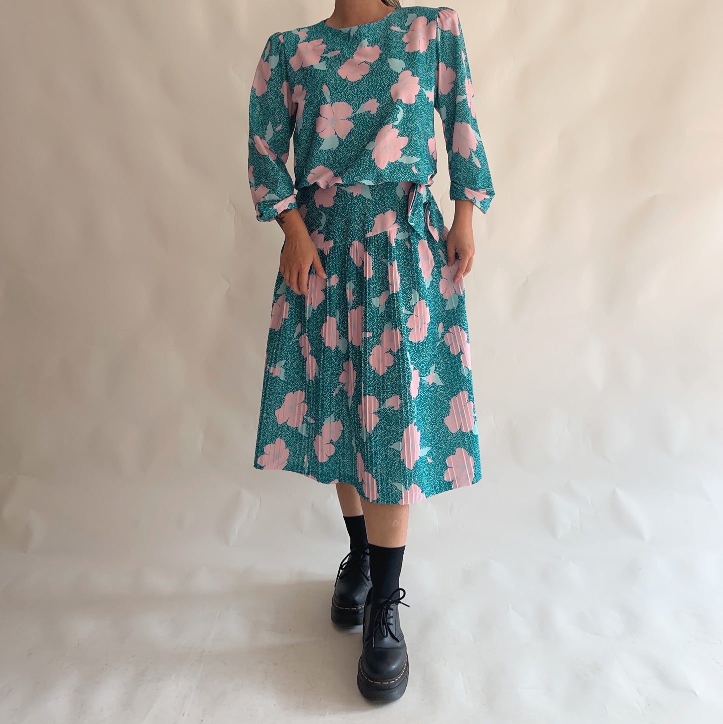 80s Vintage Dress (L)
