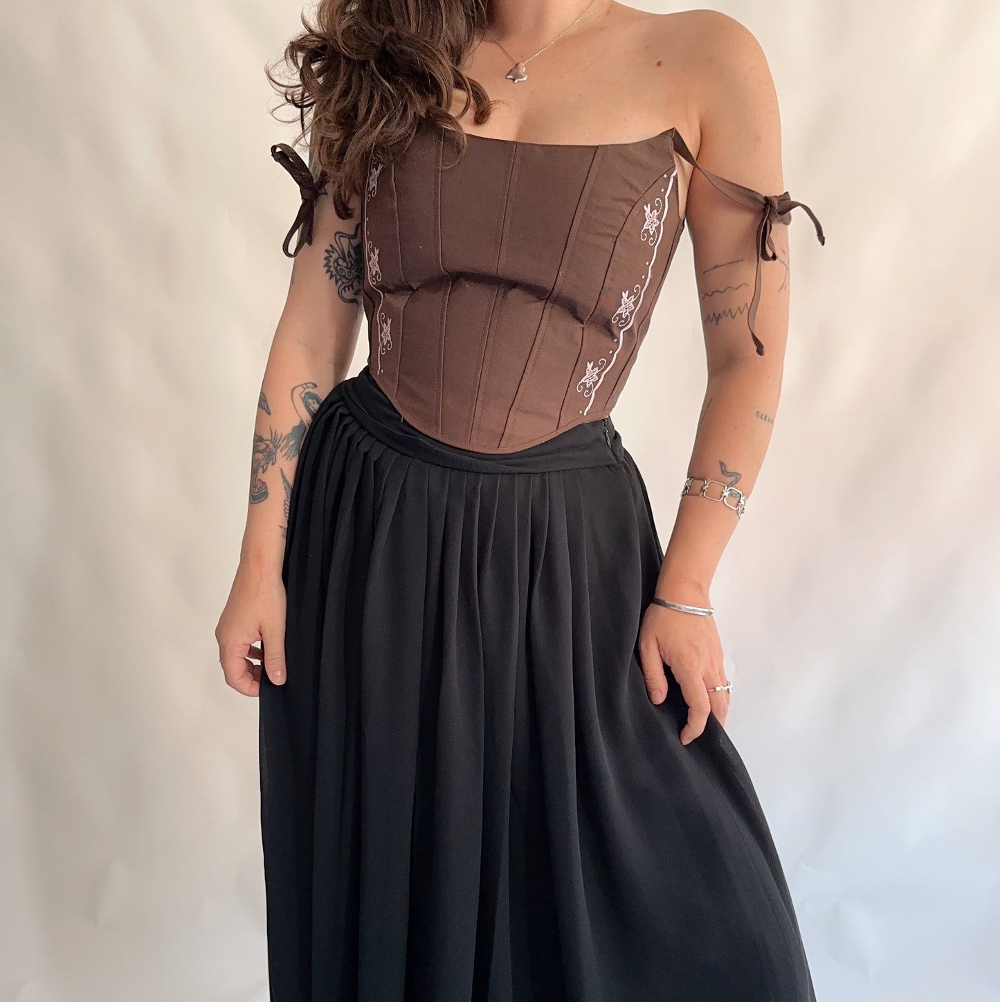 upcycling corset  (S-M)
