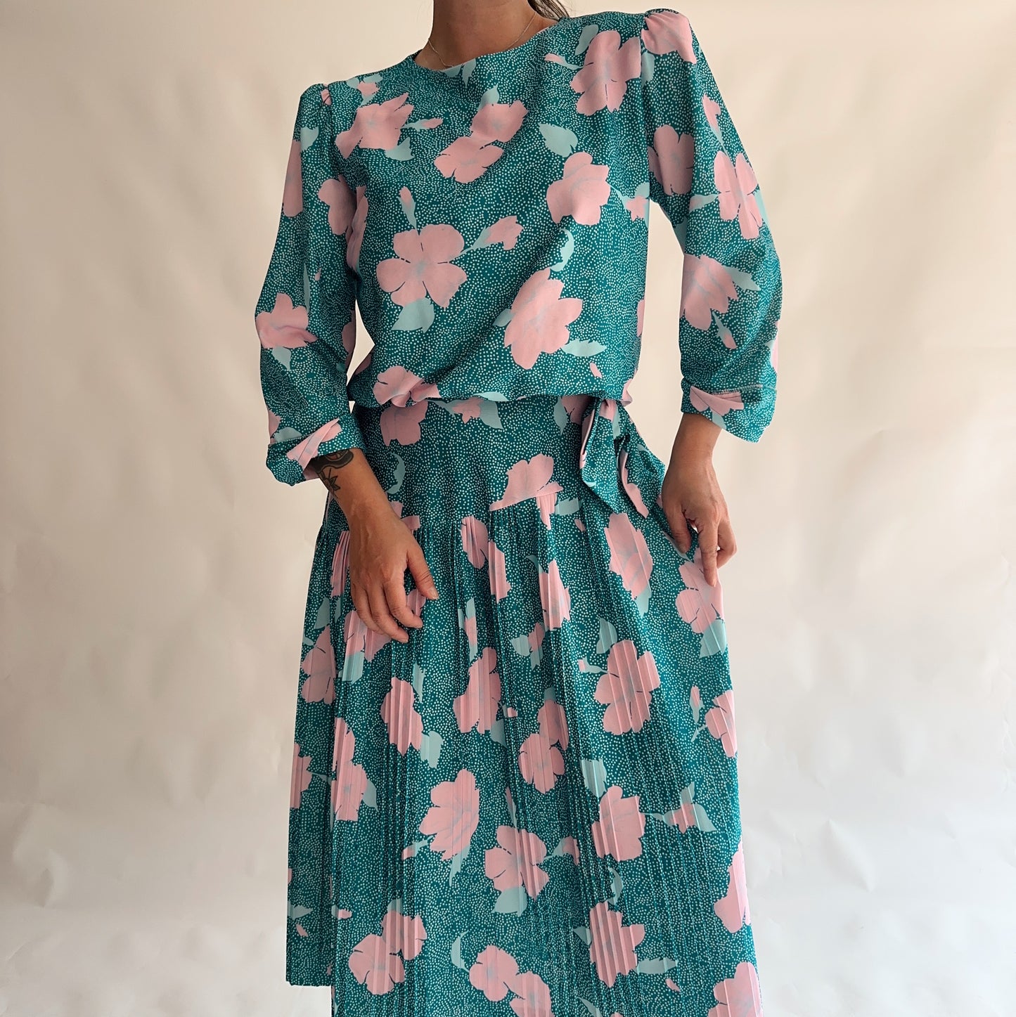 80s Vintage Dress (L)