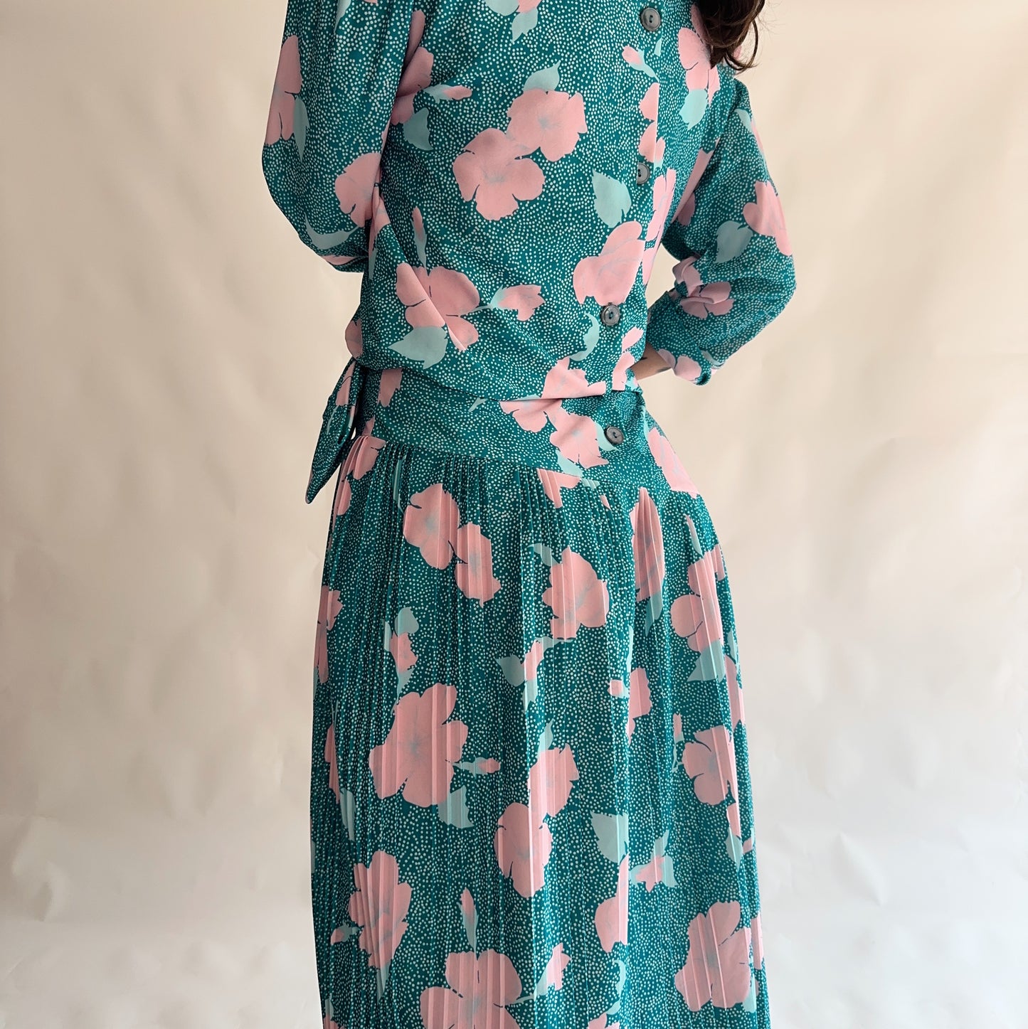80s Vintage Dress (L)