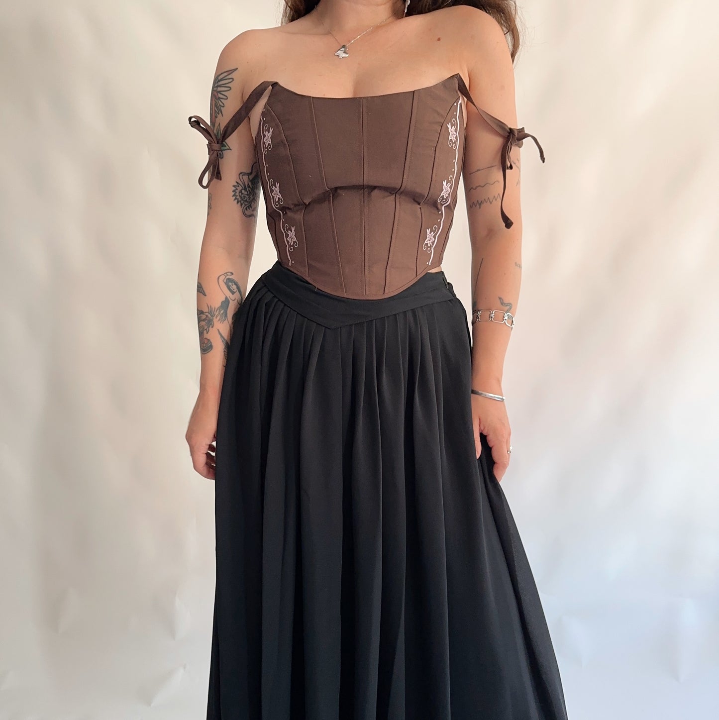 upcycling corset  (S-M)