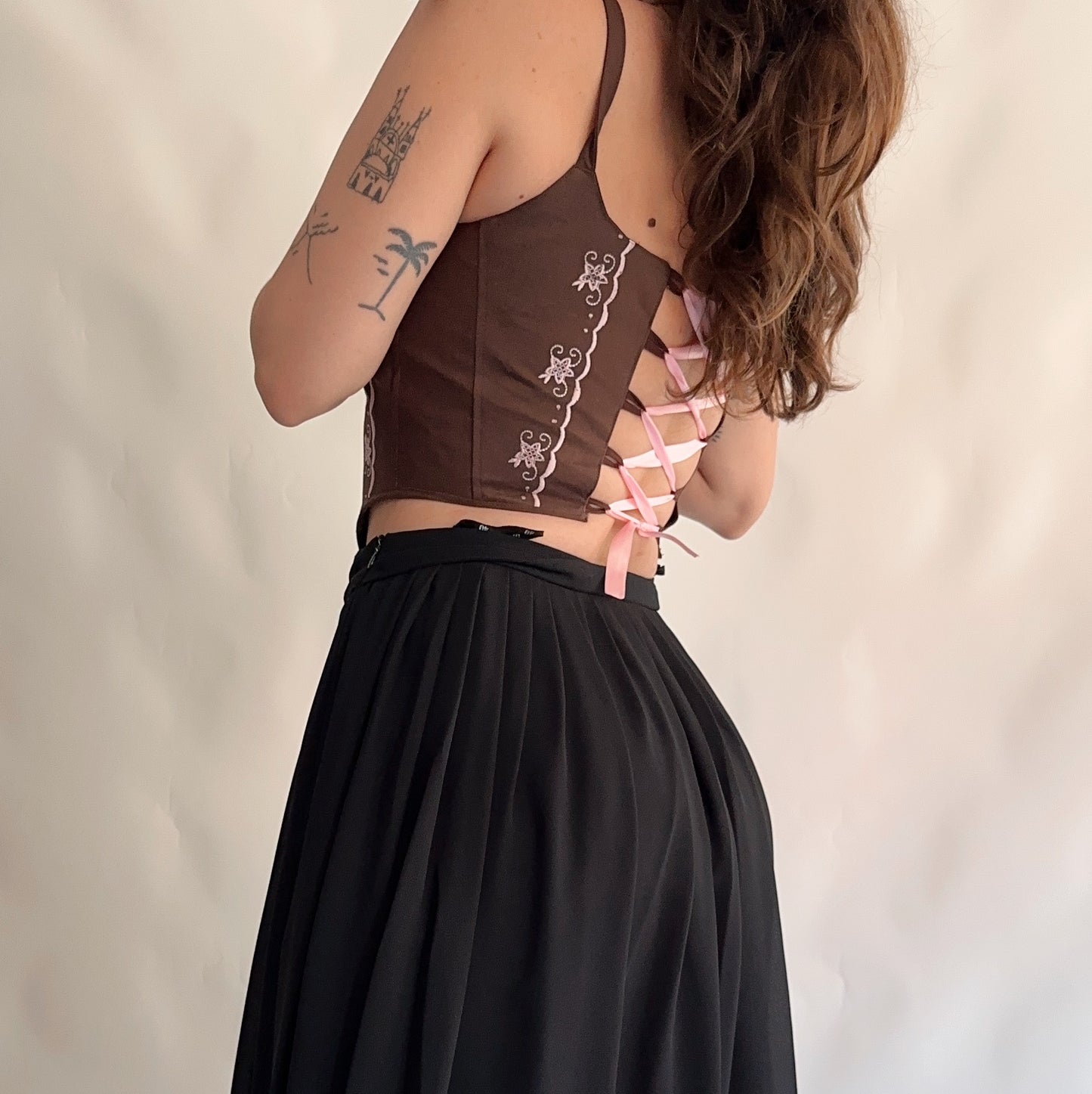 upcycling corset  (S-M)