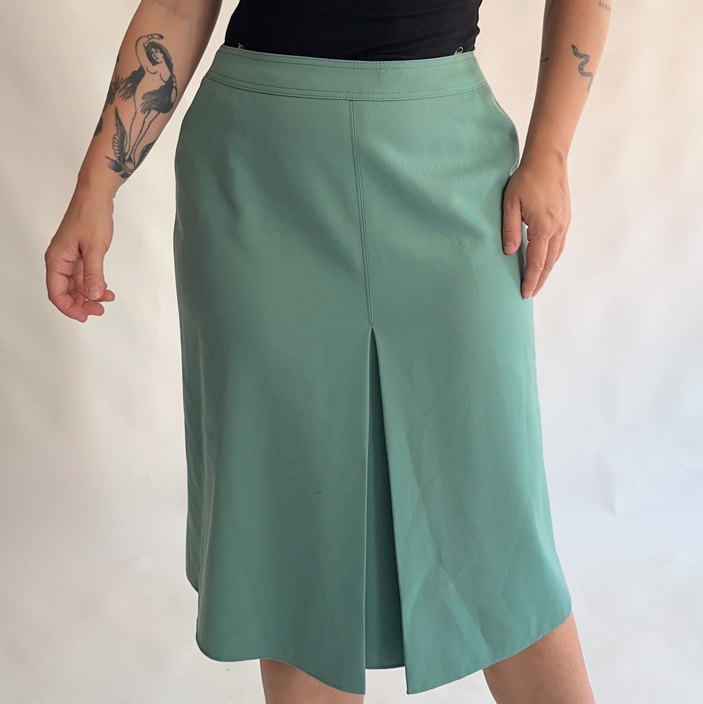 saia vintage midi dos anos 70s (L)
