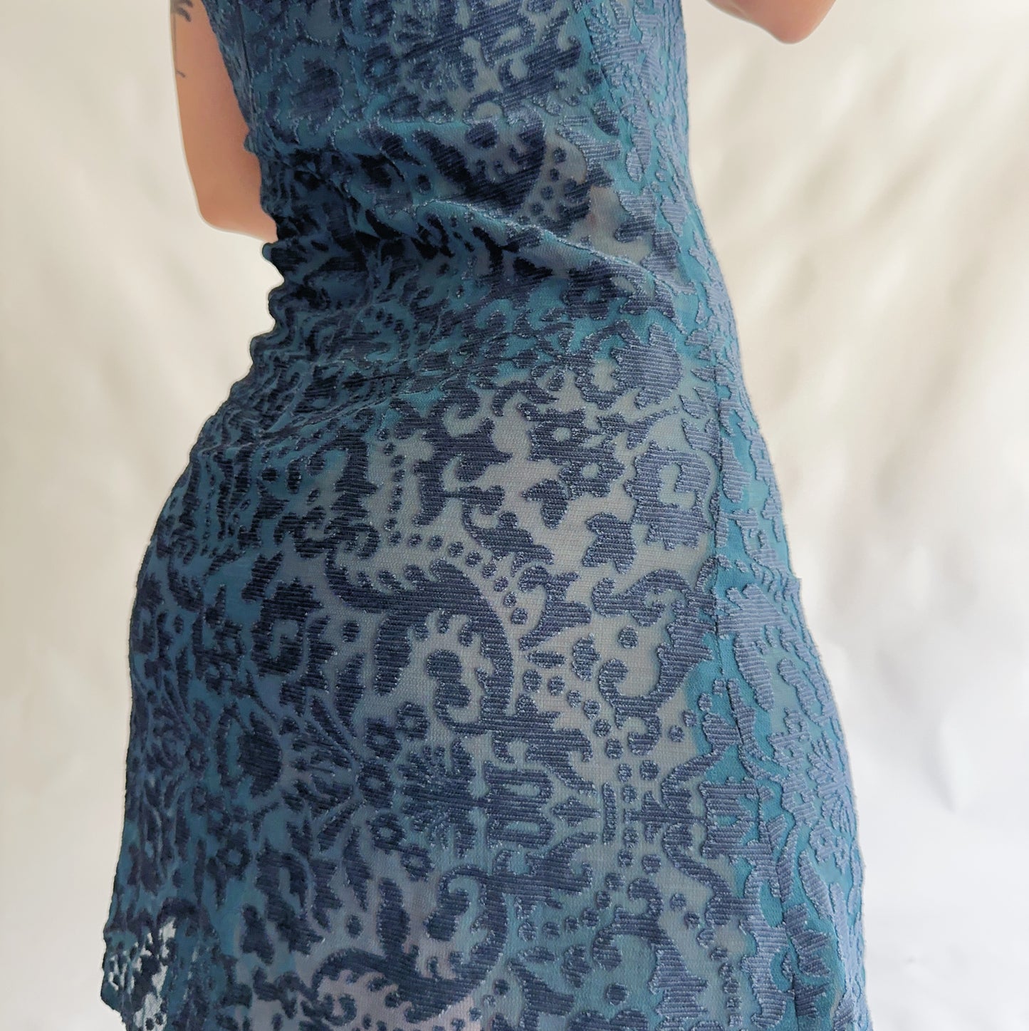 Vestido Vintage y2k Rendado (S)