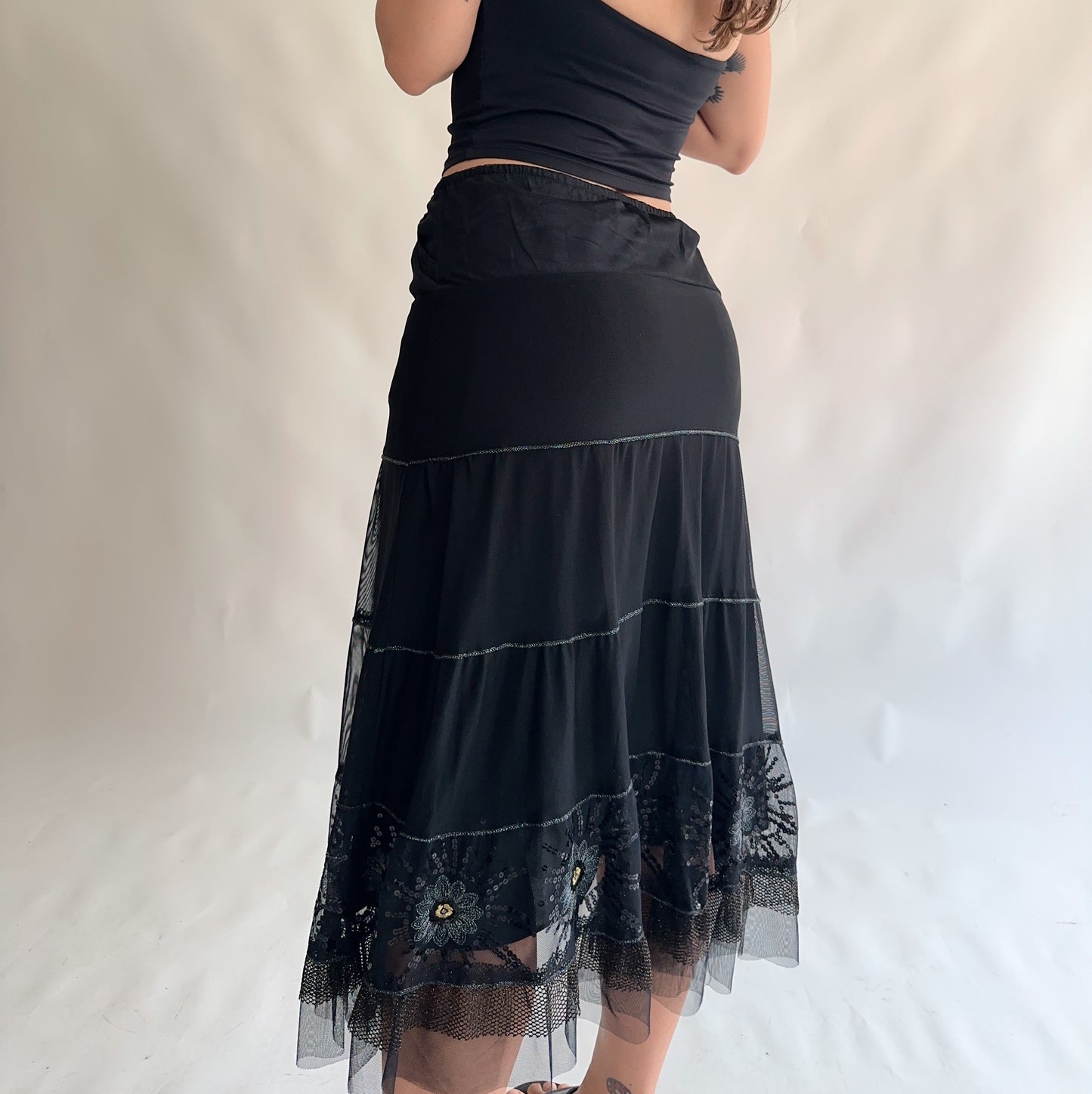 saia vintage com bordados (M)